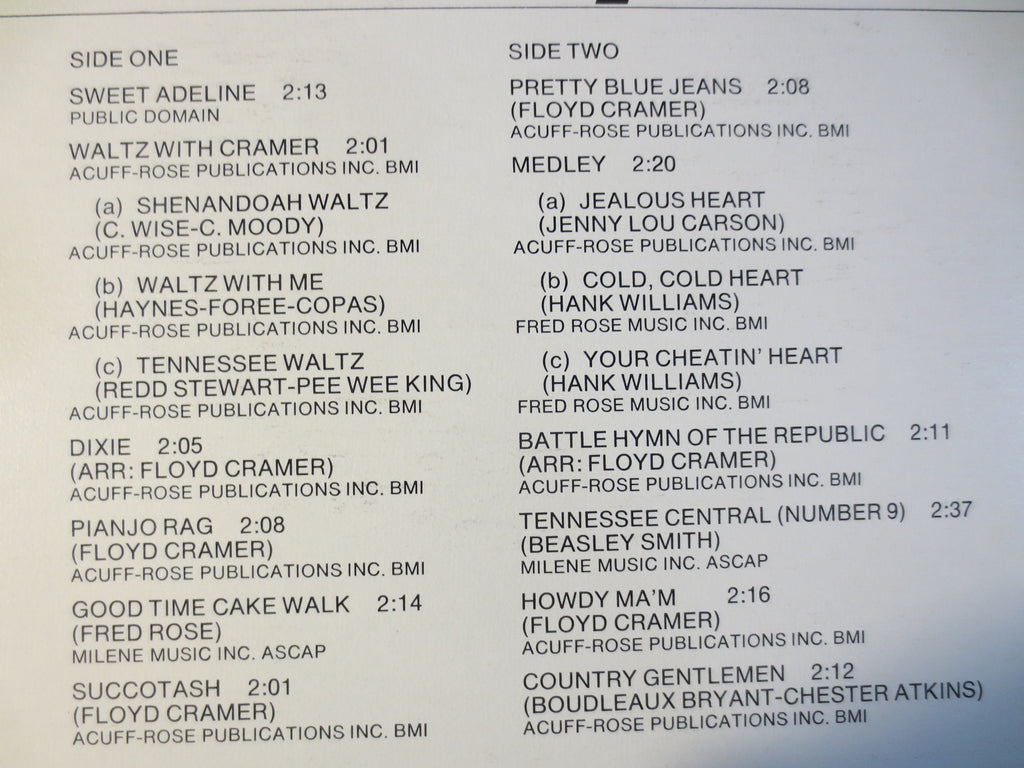 Floyd Cramer – Floyd Cramer Goes Honky Tonkin' (1975) Vinyl LP