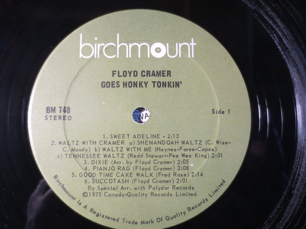 Floyd Cramer – Floyd Cramer Goes Honky Tonkin' (1975) Vinyl LP