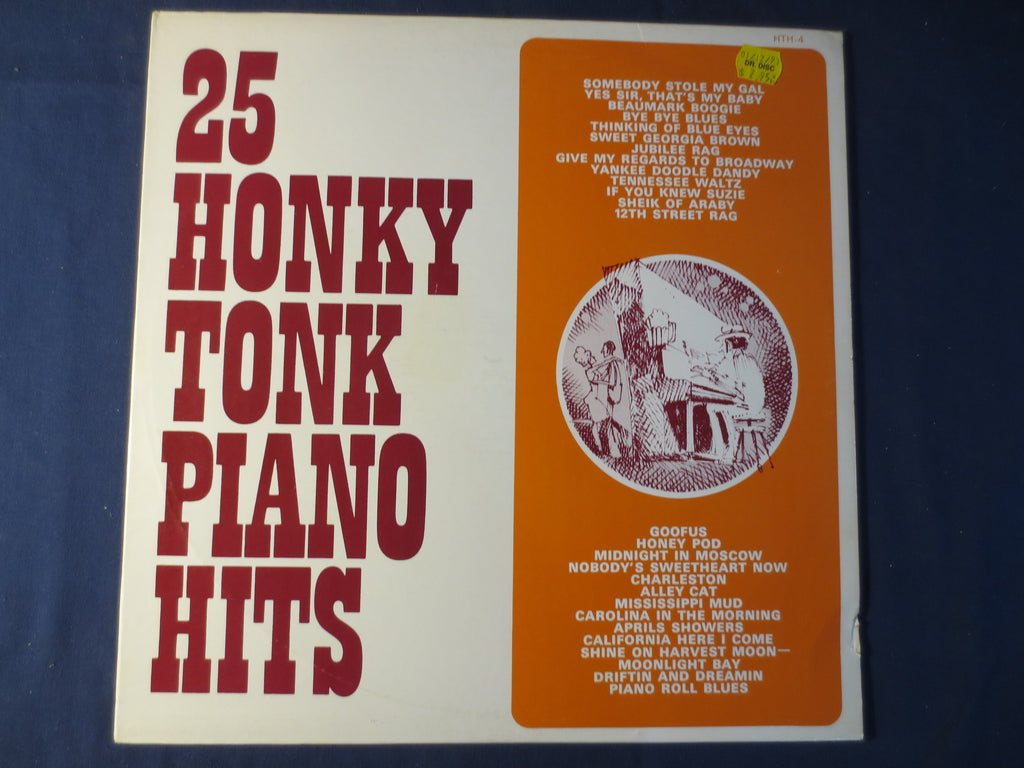 25 Honky Tonk Piano Hits – Various Artists (Vinyl LP)
