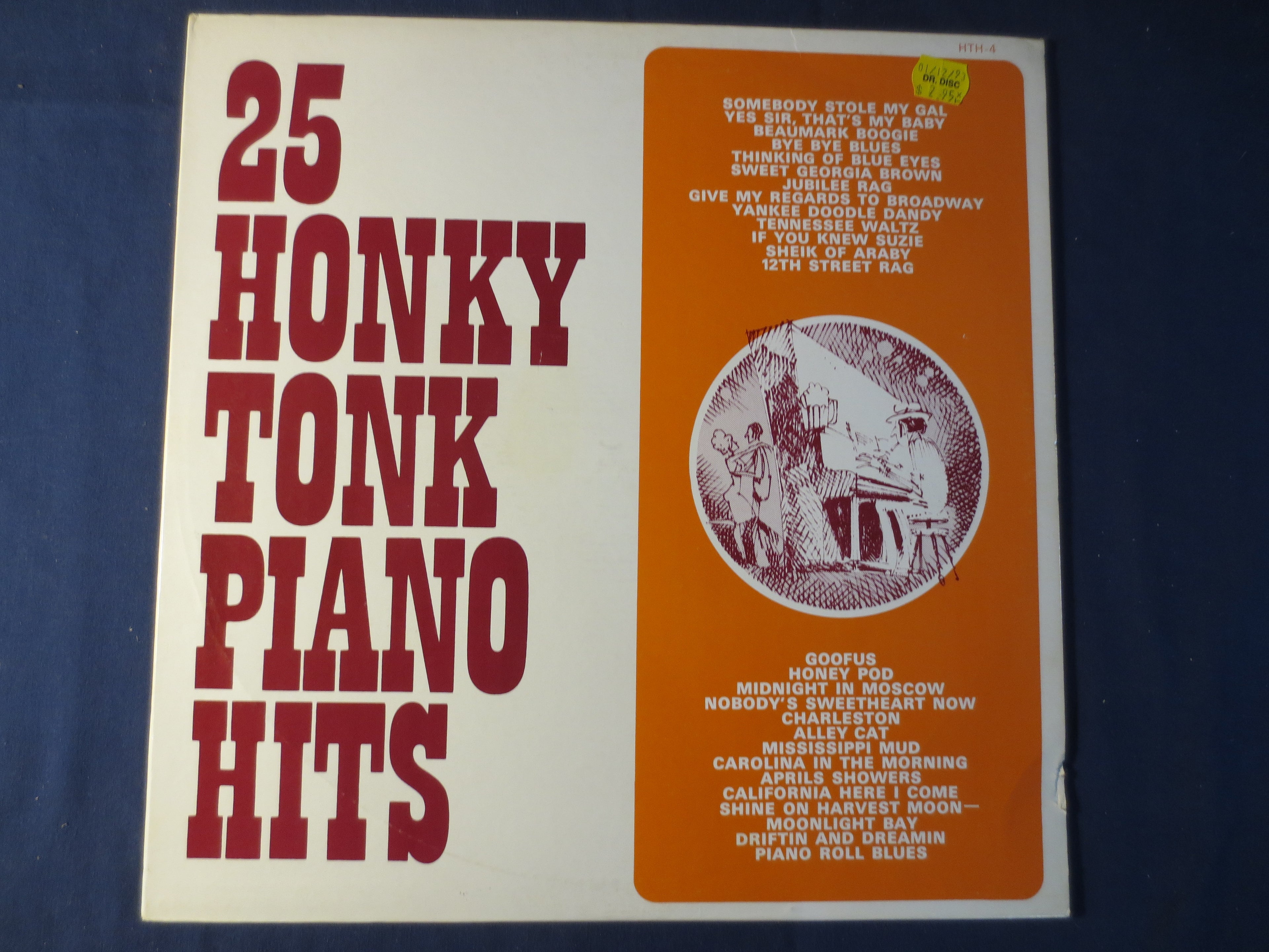 25 Honky Tonk Piano Hits – Various Artists (Vinyl LP)