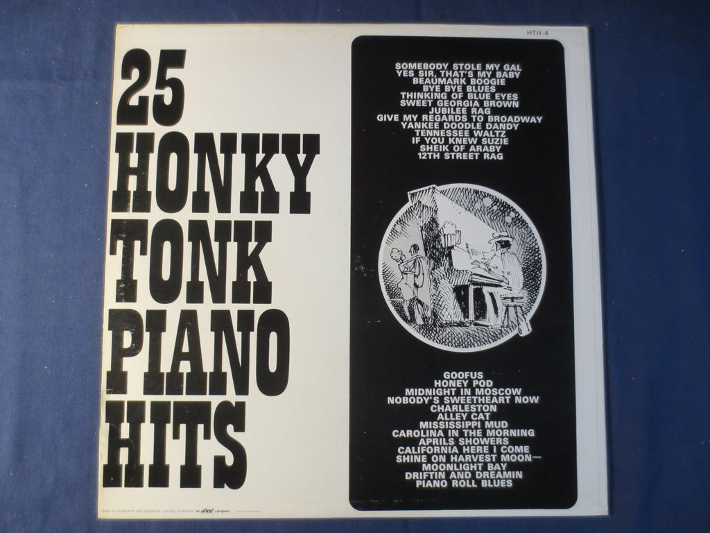25 Honky Tonk Piano Hits – Various Artists (Vinyl LP)