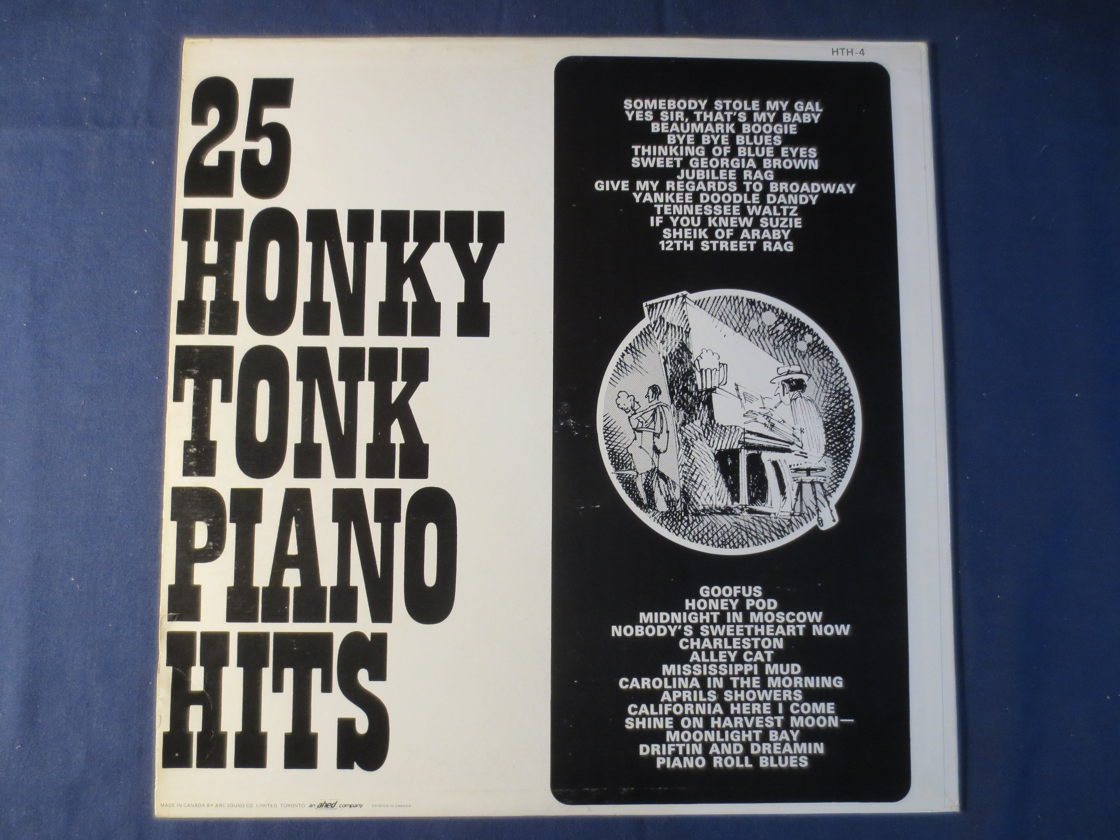 25 Honky Tonk Piano Hits – Various Artists (Vinyl LP)