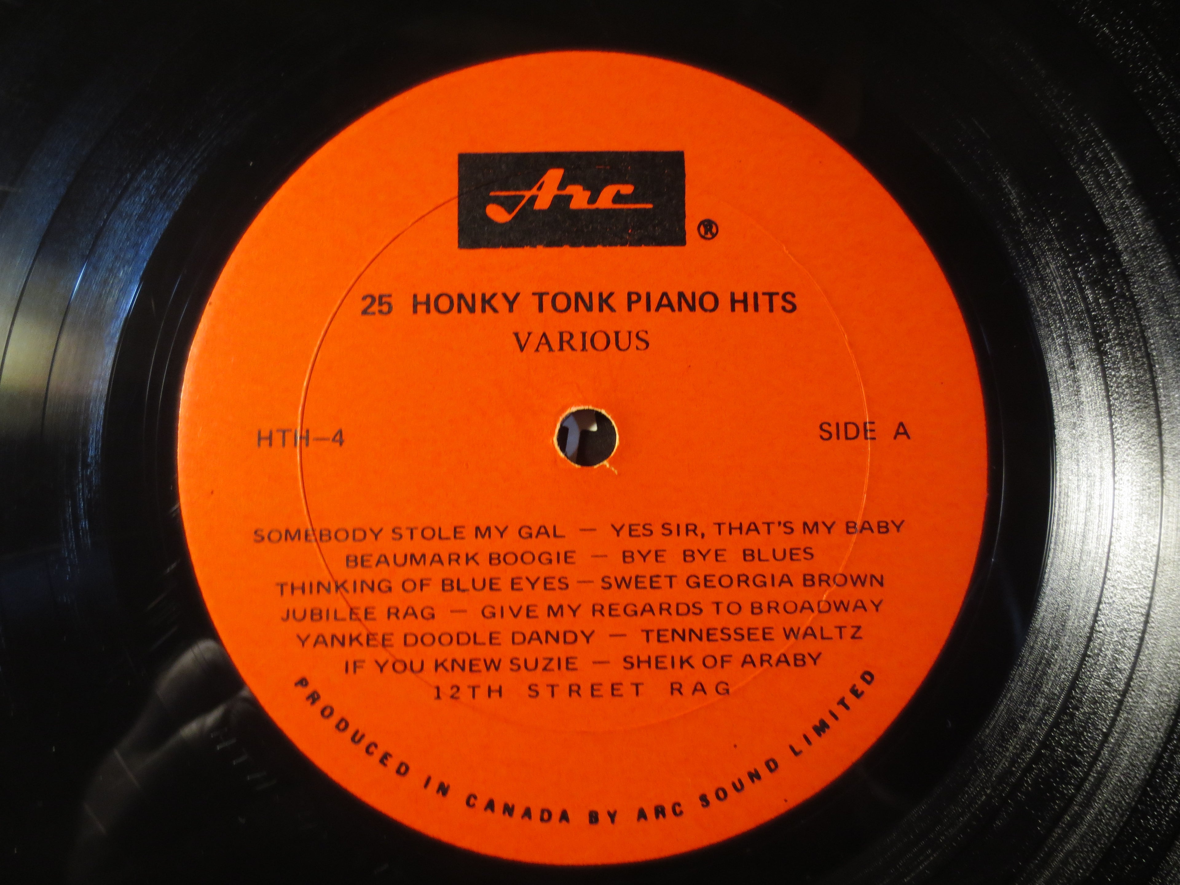25 Honky Tonk Piano Hits – Various Artists (Vinyl LP)