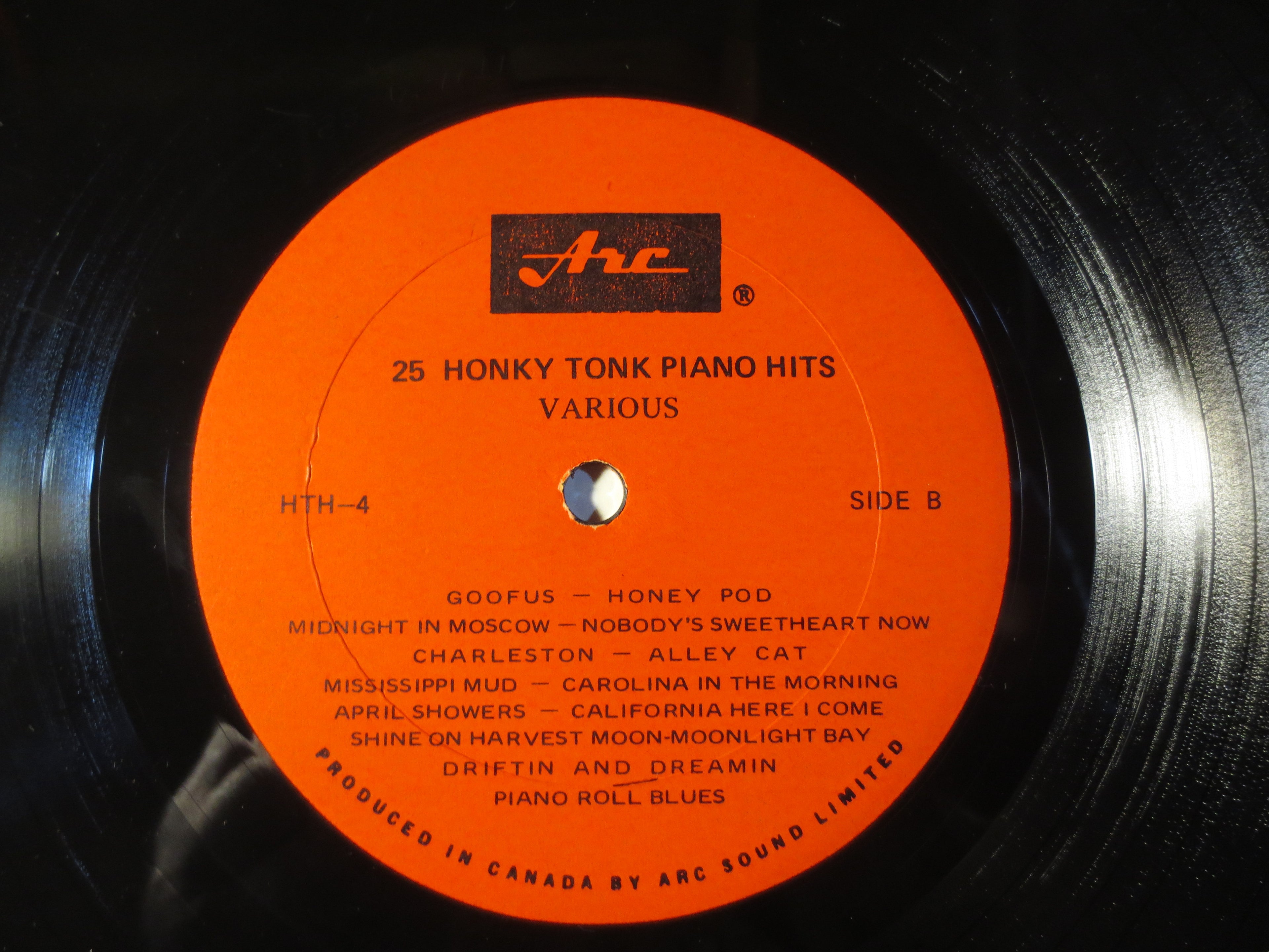25 Honky Tonk Piano Hits – Various Artists (Vinyl LP)