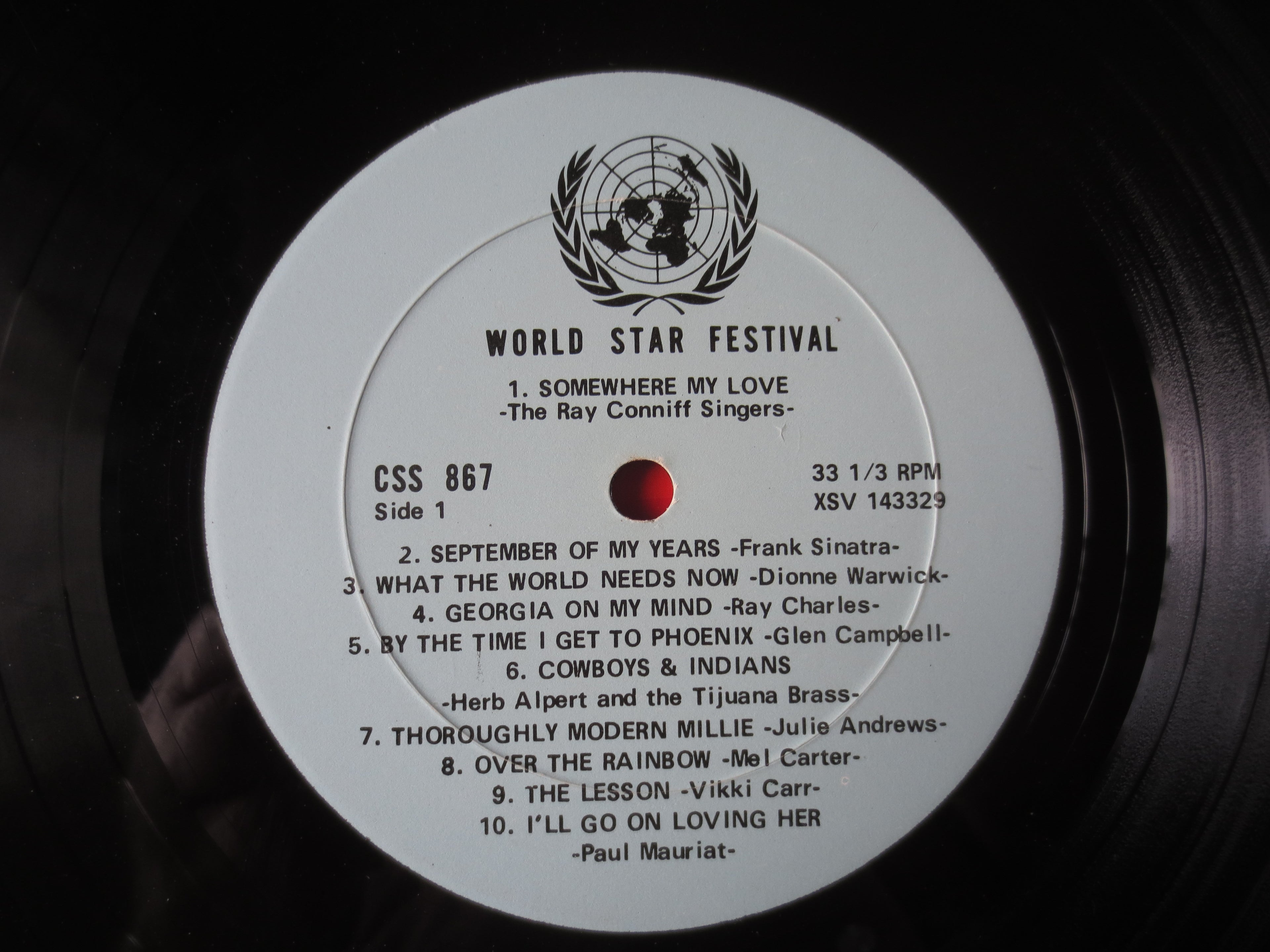 World Star Festival (1969) Vinyl LP