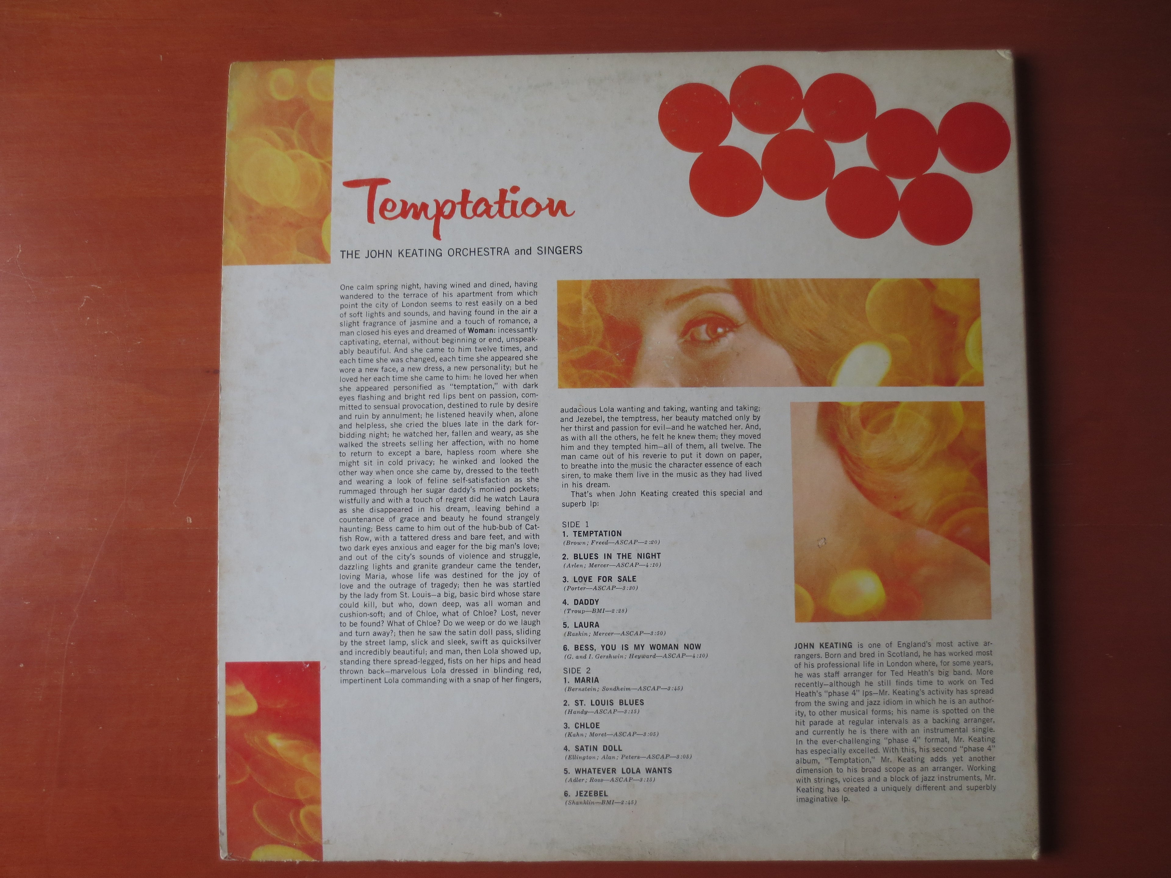 John Keating – Temptation (1962) Vinyl LP
