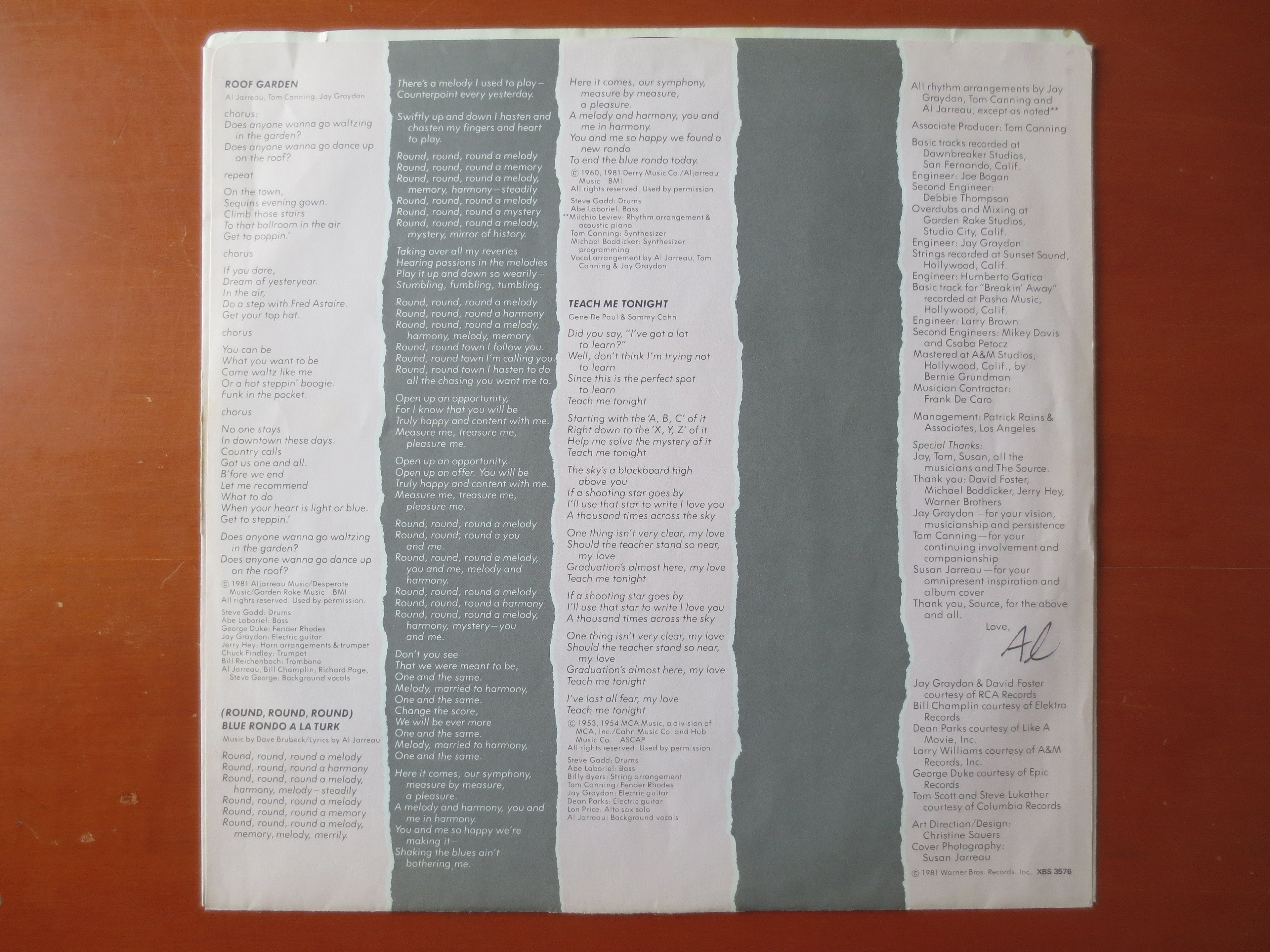 Al Jarreau – Breakin' Away (1981) Vinyl LP