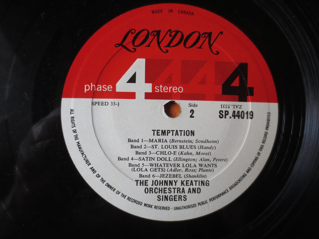 John Keating – Temptation (1962) Vinyl LP