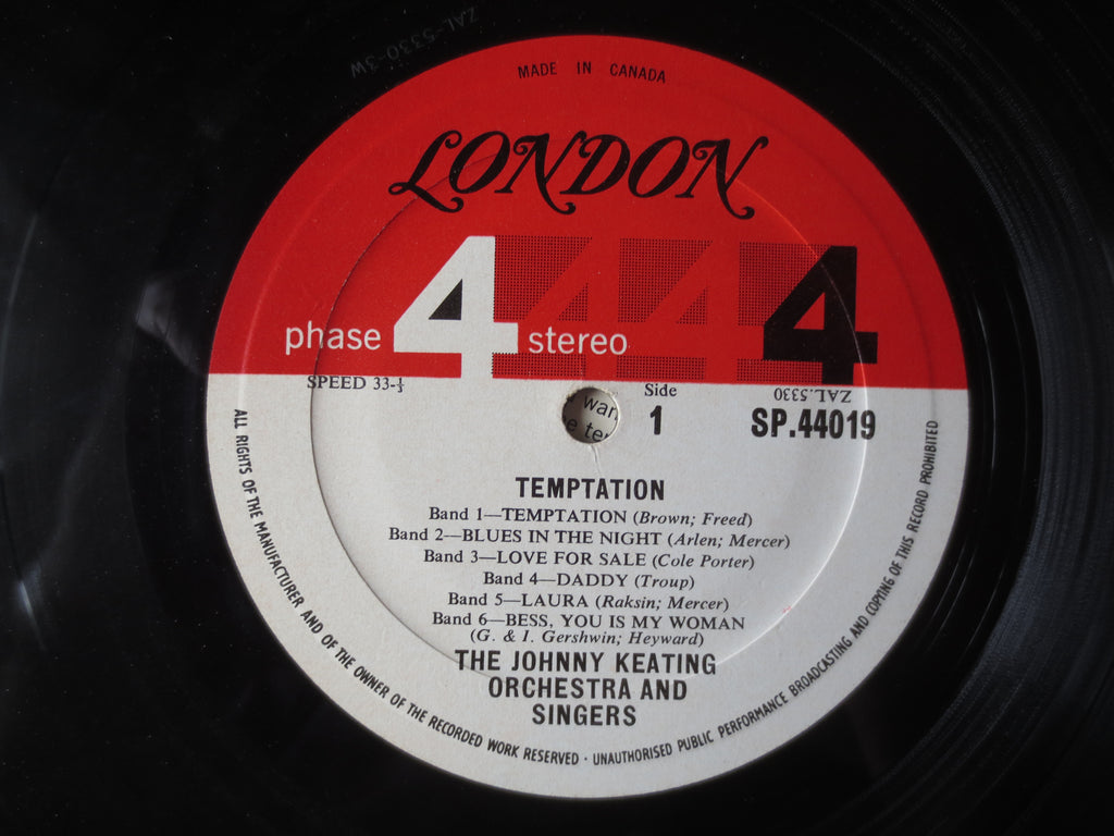 John Keating – Temptation (1962) Vinyl LP