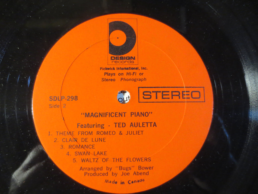 Ted Auletta – The Magnificent Piano (Vinyl LP)