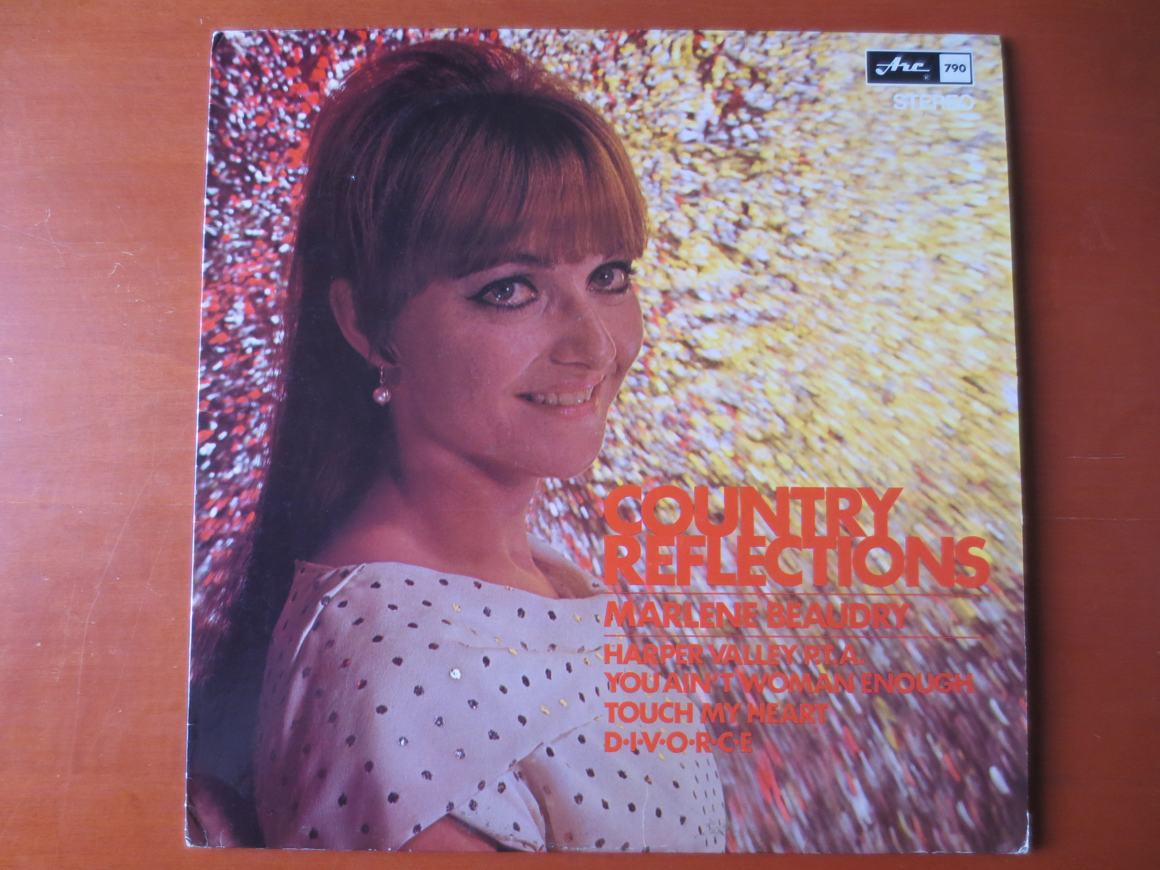 MARLENE BEAUDRY, Country Reflections, Vintage Album, 1968 Record, Vinyl Lp