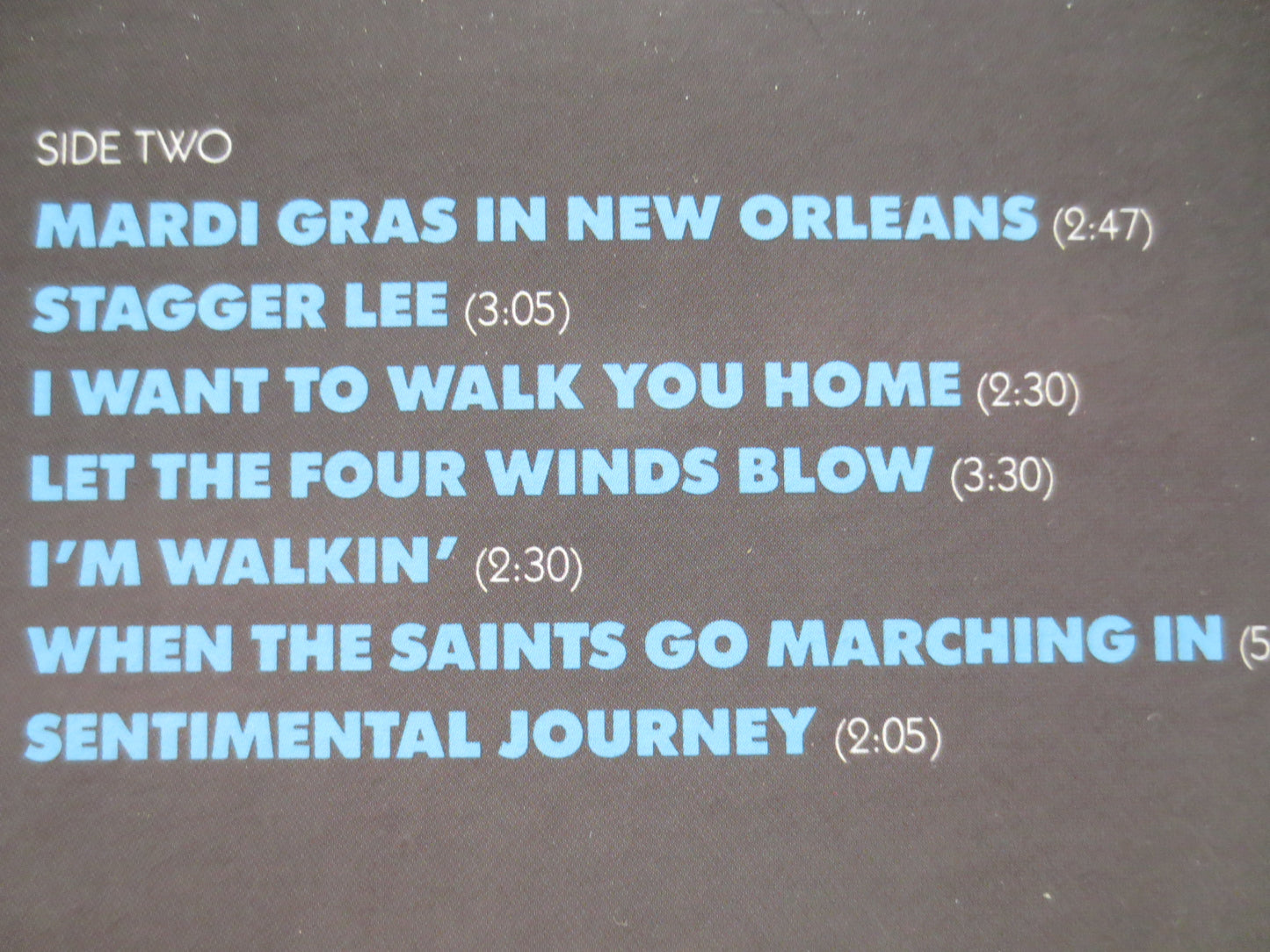 FATS DOMINO, LIVE at Montreux, Fats Domino Album, Fats Domino Vinyl, Fats Domino Lp, Vintage Vinyl, Lp, 1987 Records