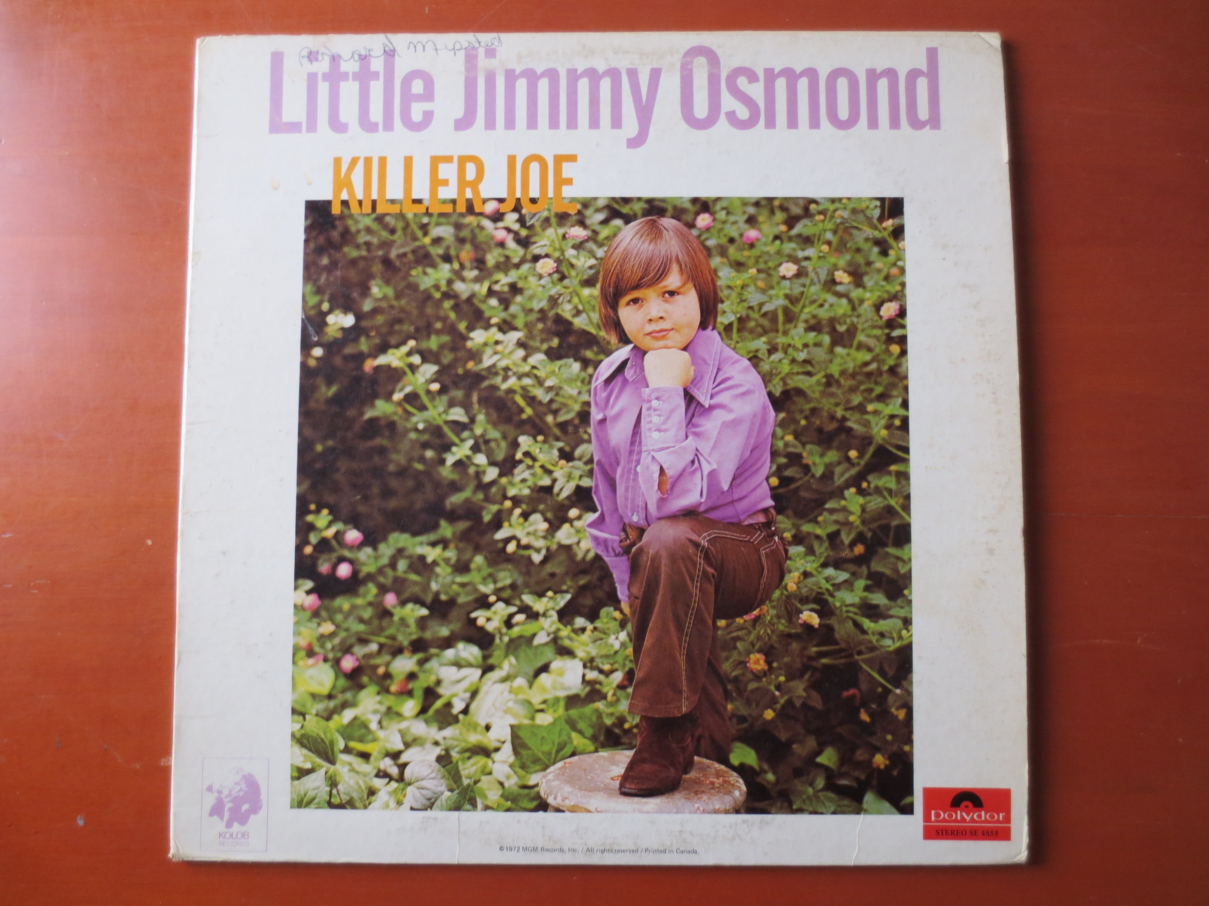 Jimmy Osmond – Killer Joe (1972) Vinyl LP