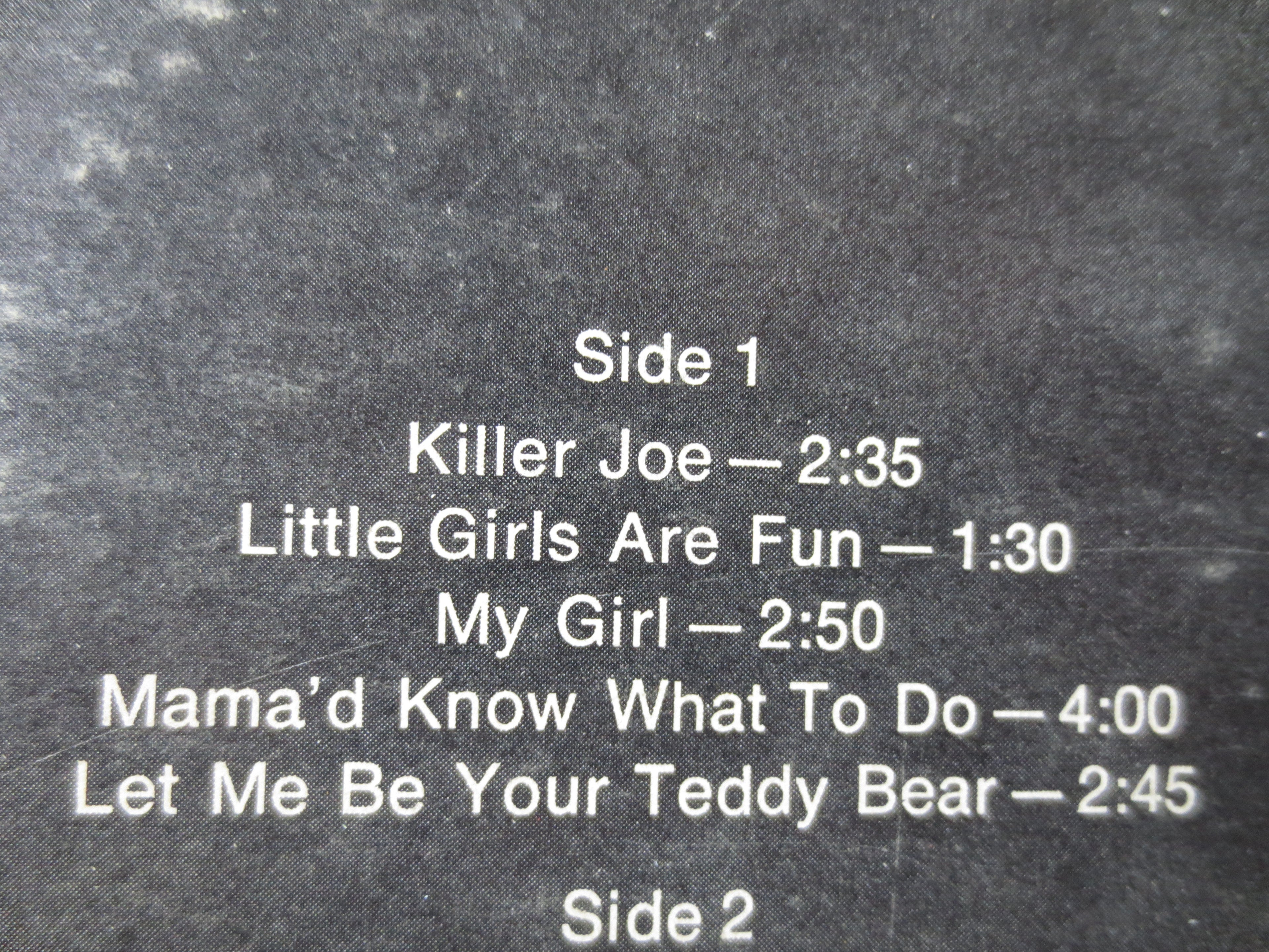 Jimmy Osmond – Killer Joe (1972) Vinyl LP