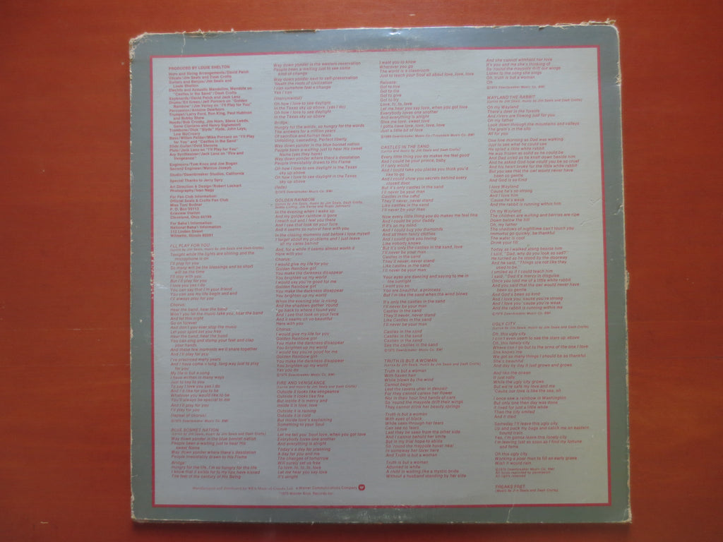 Seals & Crofts – I'll Play for You (1975) Vinyl LP