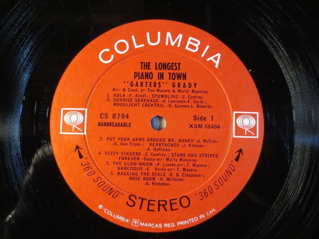 Garters Grady – The Longest Piano in Town (1963) Vinyl LP