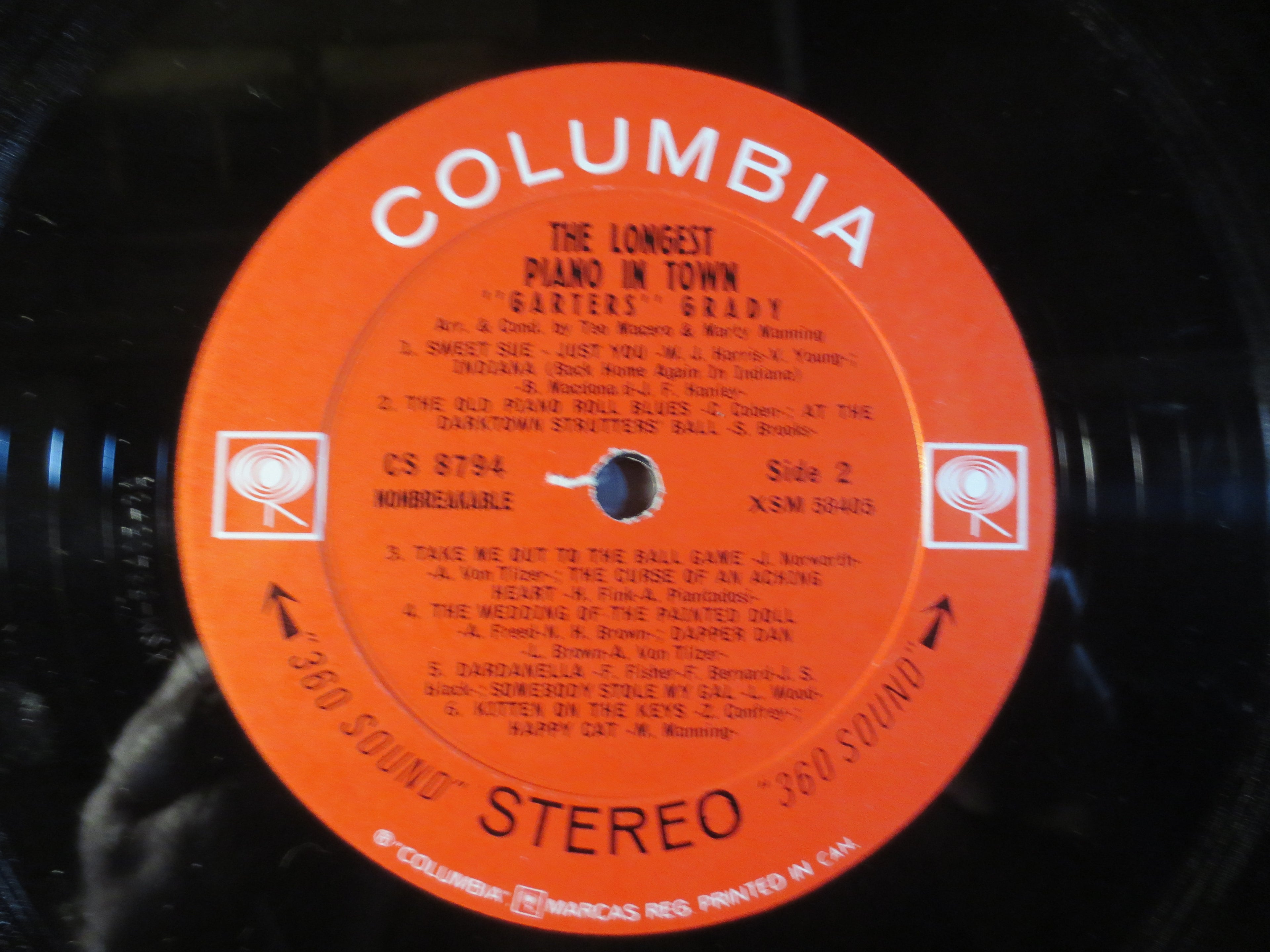Garters Grady – The Longest Piano in Town (1963) Vinyl LP