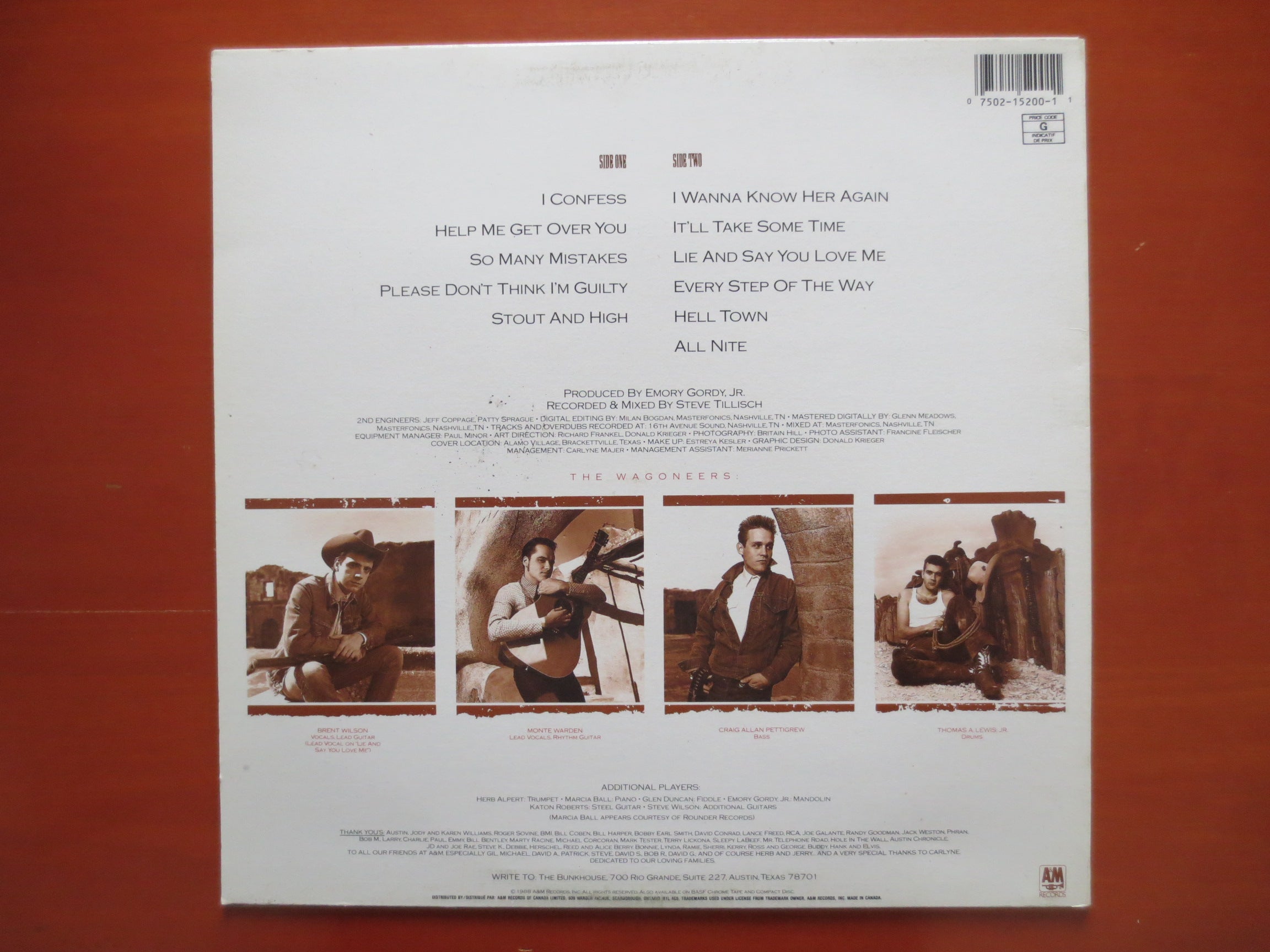 Wagoneers – Stout and High (1988) Vinyl LP