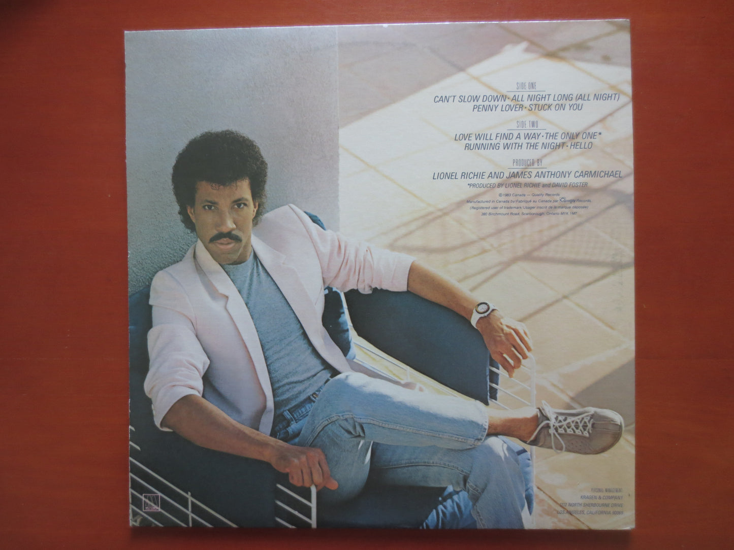 LIONEL RICHIE, Can't SLOW Down, Motown Records, Motown Vinyl, Vinyl Record, Vintage Vinyl, Records, Vinyl Lp, 1983 Records