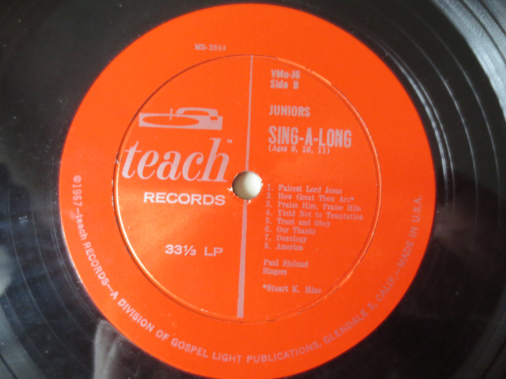 Juniors Sing-A-Long (1963) Vinyl LP