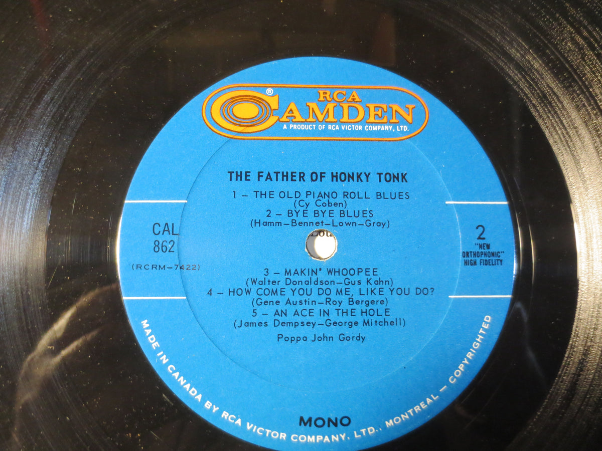 Poppa John Gordy – The Father of Honky Tonk (1965) Vinyl LP
