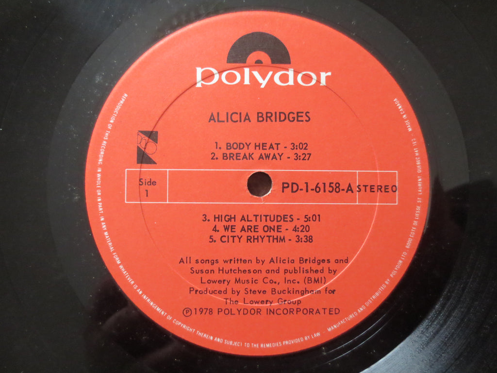 Alicia Bridges – Alicia Bridges (1978) Vinyl LP