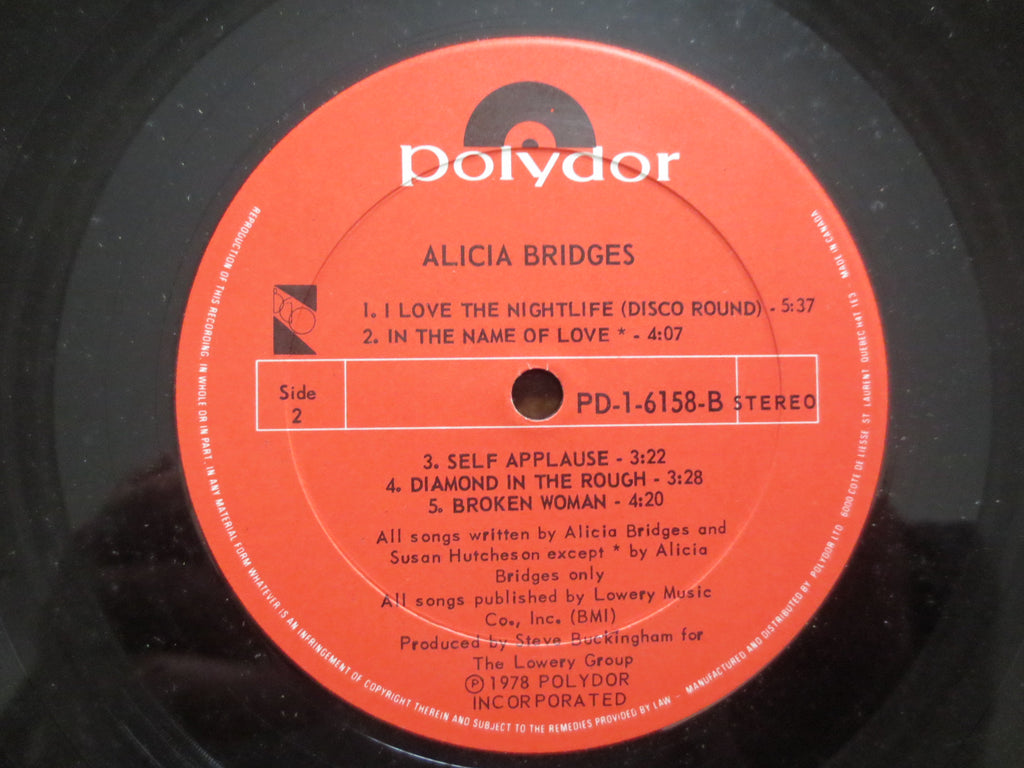 Alicia Bridges – Alicia Bridges (1978) Vinyl LP
