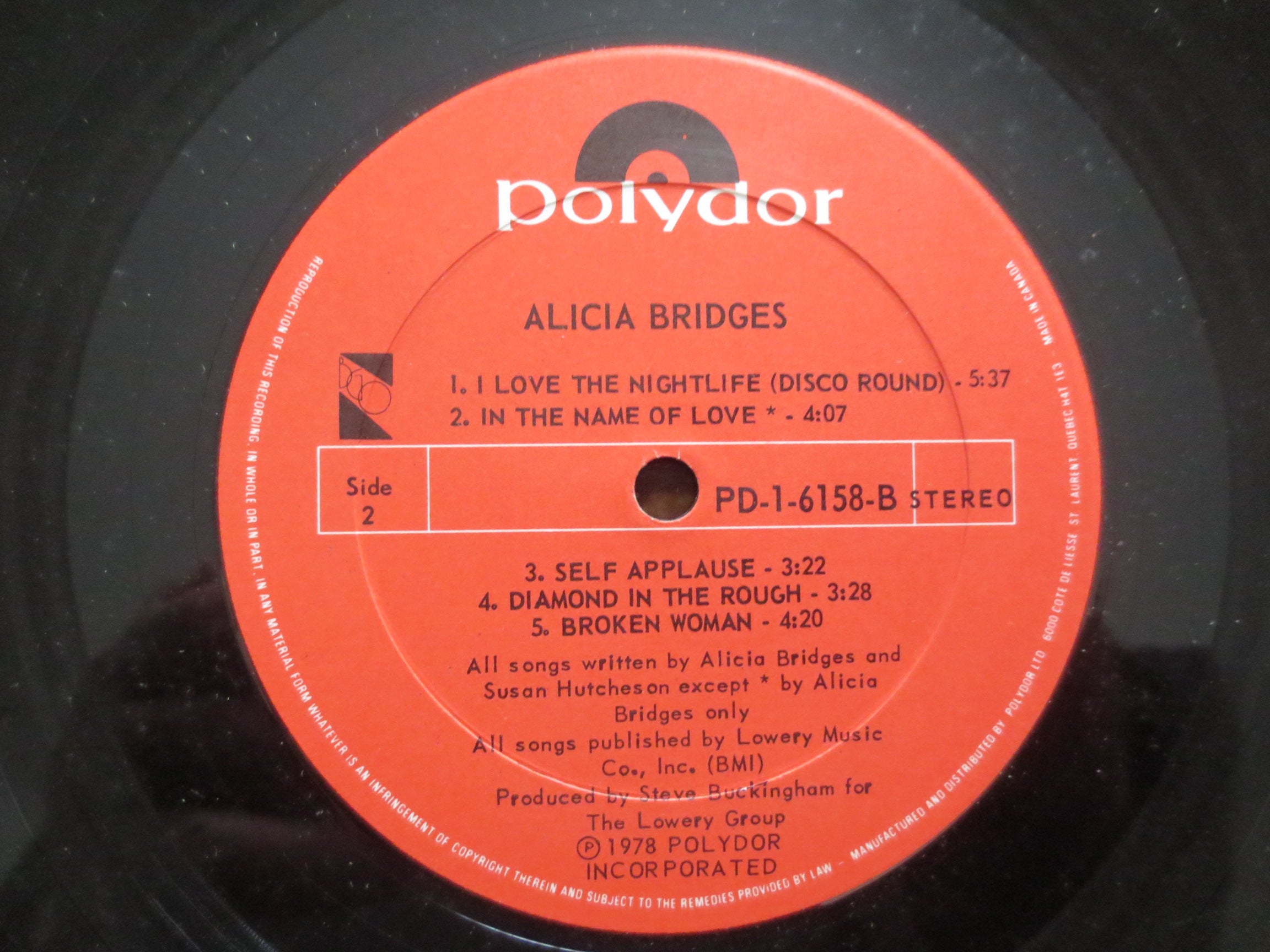 Alicia Bridges – Alicia Bridges (1978) Vinyl LP