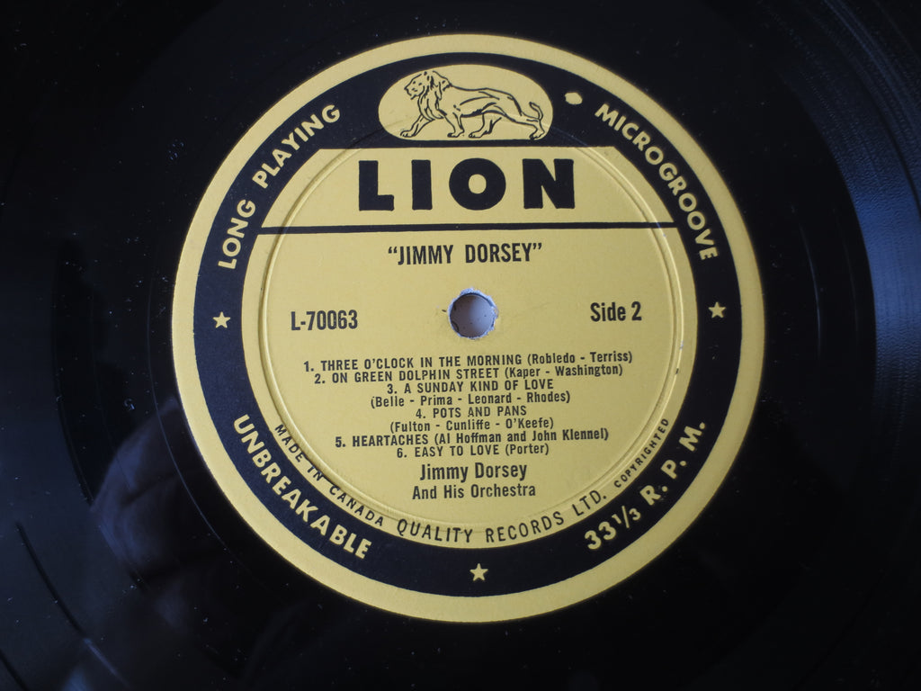 Jimmy Dorsey – Jimmy Dorsey (1958) Vinyl LP