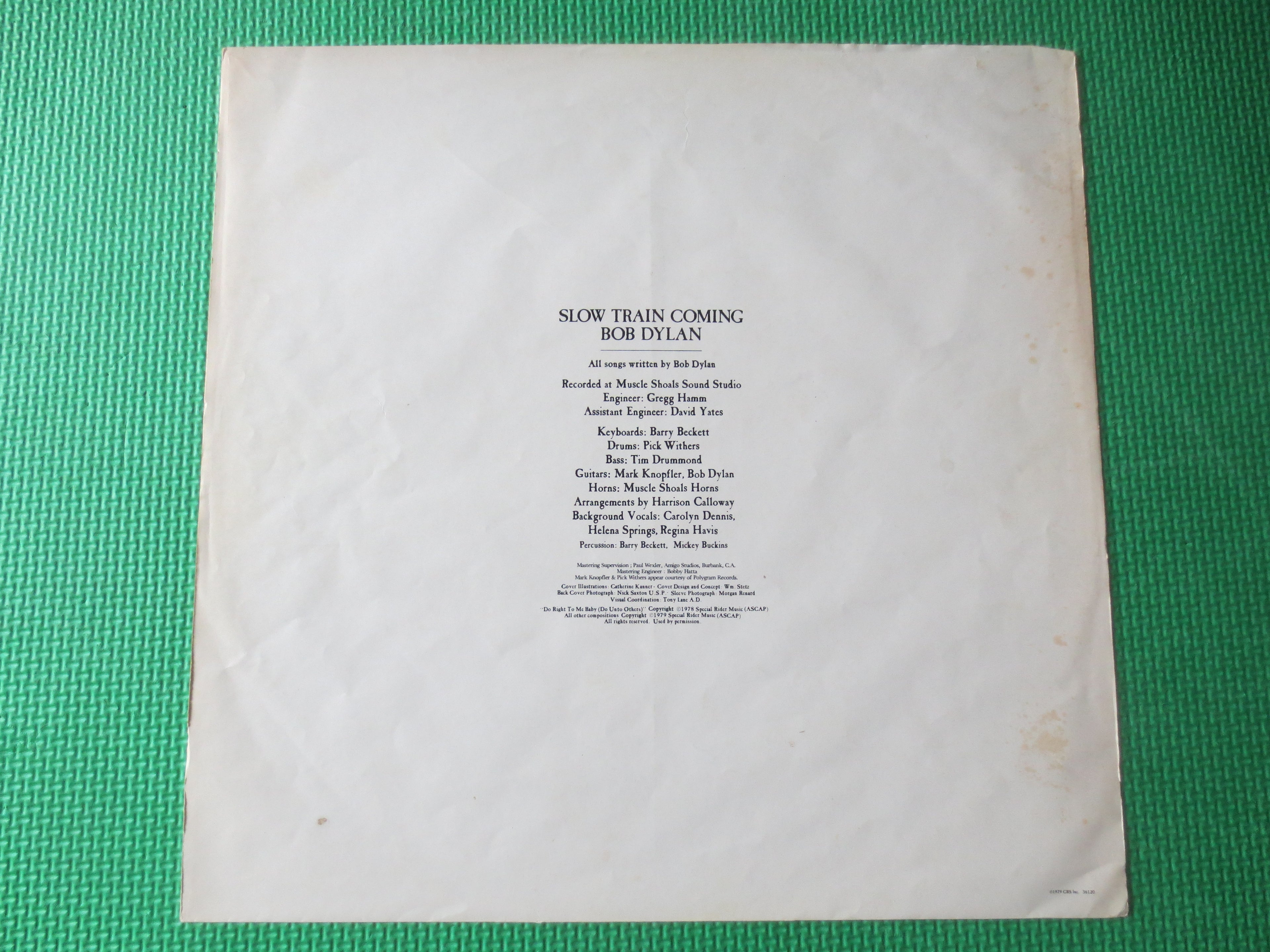 Bob Dylan – Slow Train Coming (1979) Vinyl LP