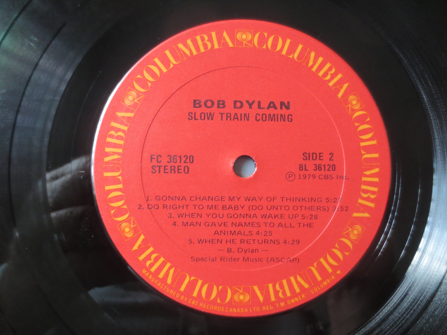 BOB DYLAN, SLOW Train Coming, Bob Dylan Albums, Bob Dylan Lp, Bob Dylan Records, Vintage Vinyl, lp, Vinyl lps, 1979 Records