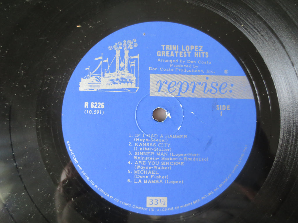 Trini Lopez – Greatest Hits (1966) Vinyl LP