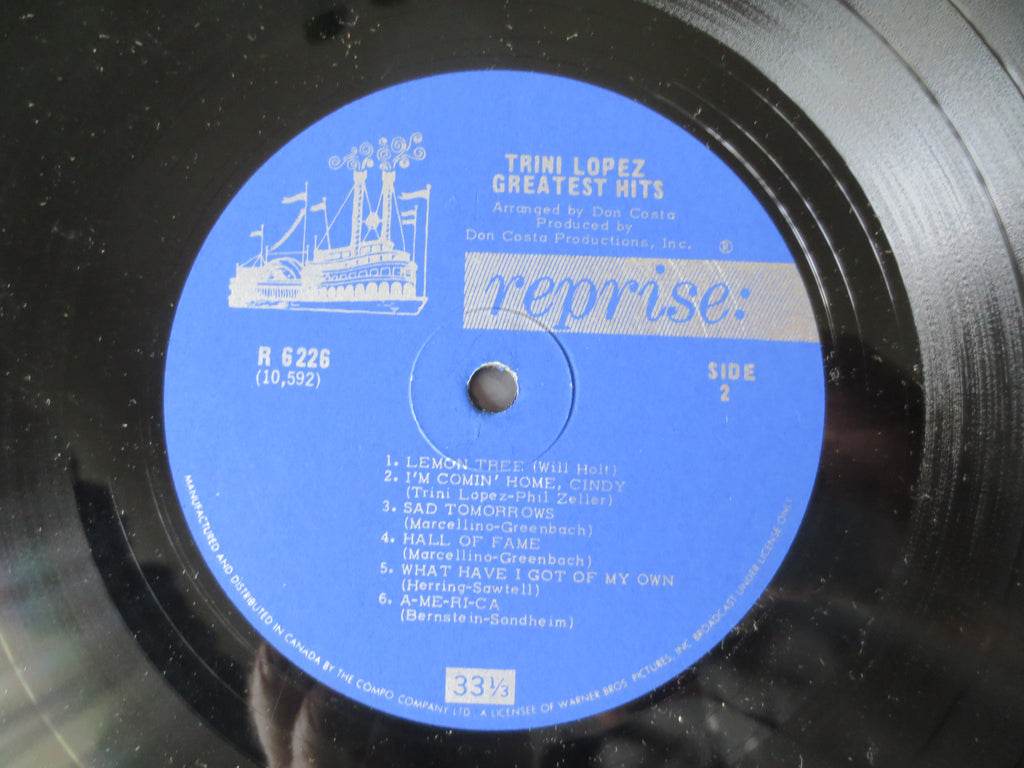 Trini Lopez – Greatest Hits (1966) Vinyl LP