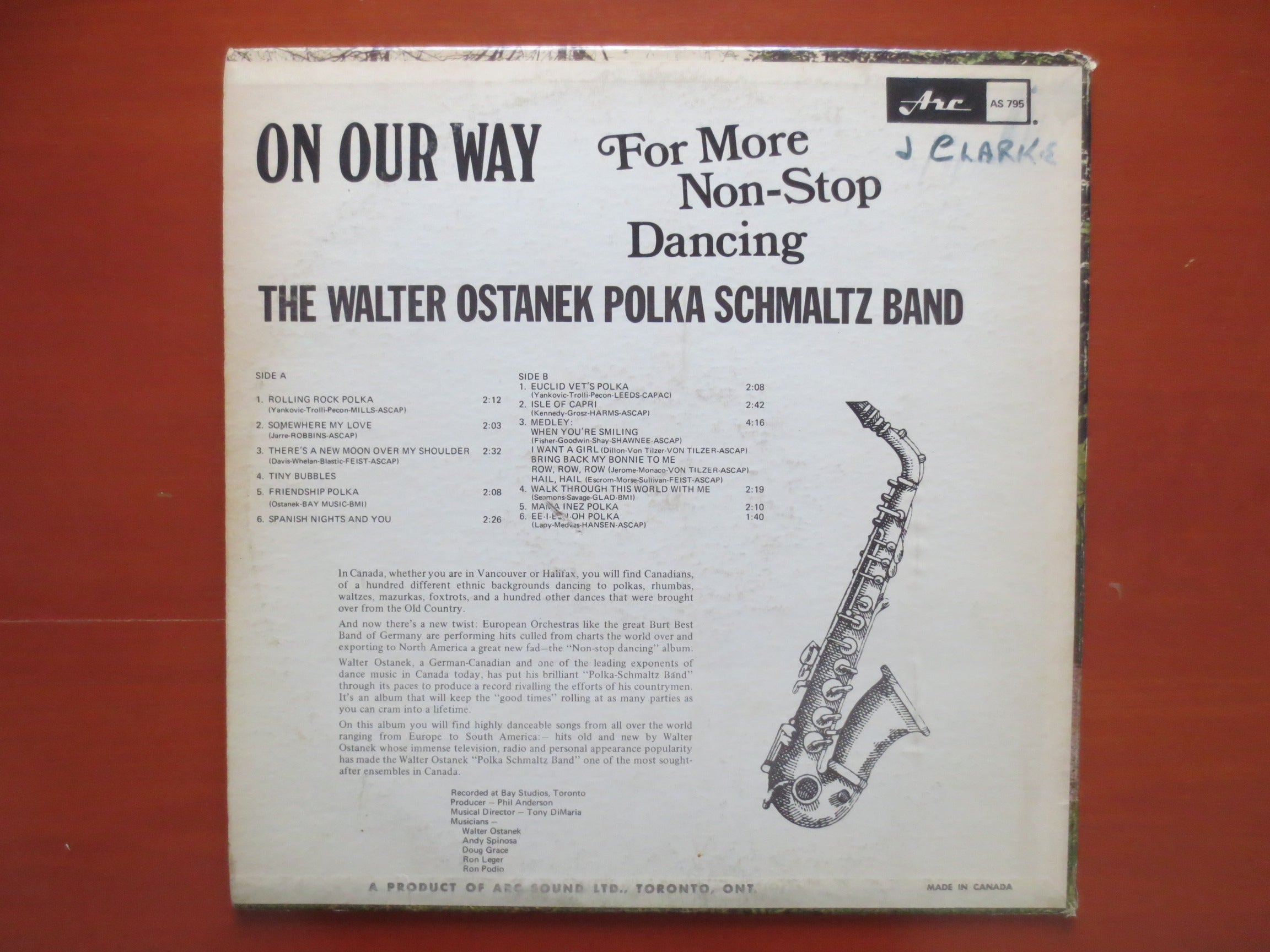Walter Ostanek – Polka Favorites Vinyl LP