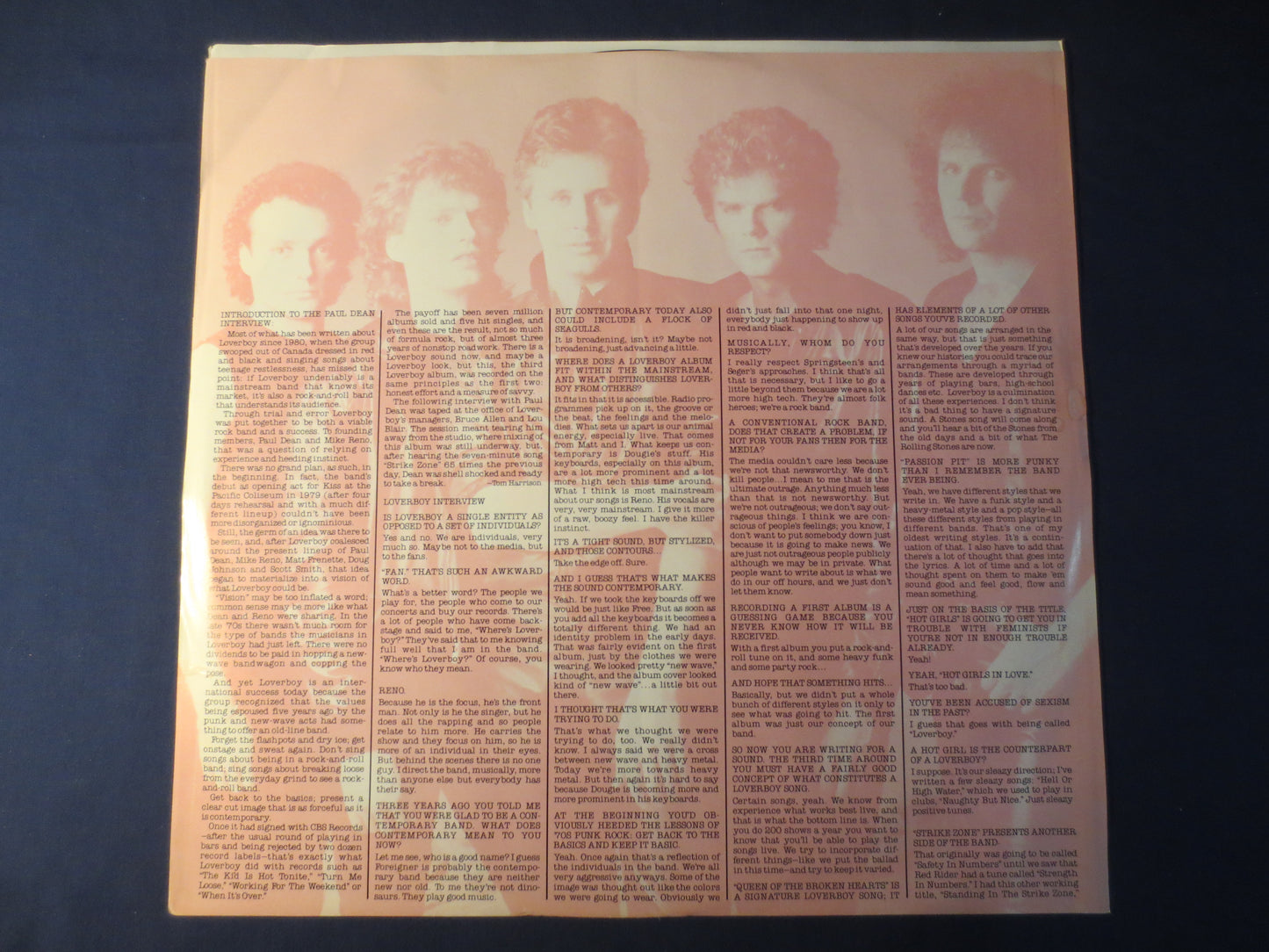 LOVERBOY, KEEP it UP Album, Loverboy Album, Loverboy Vinyl, Loverboy Lp, Rock Record, Vintage Vinyl, 1983 Records