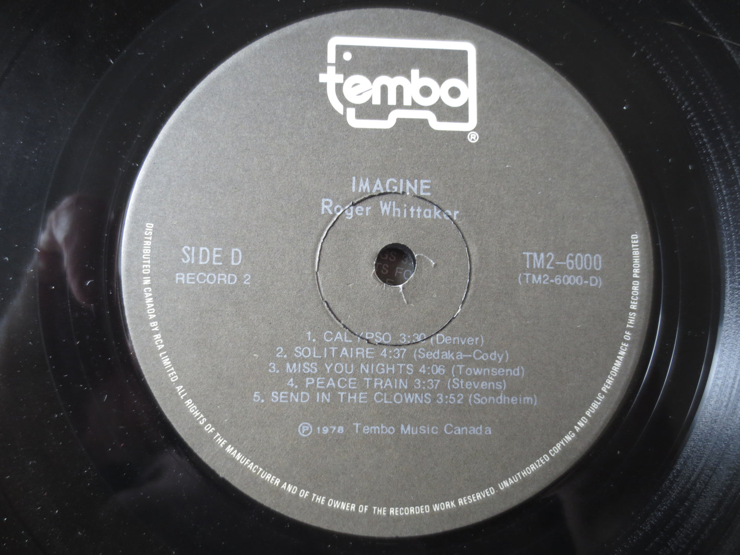 ROGER WHITTAKER, IMAGINE, 2 Records, Vintage Vinyl, Record Vinyl, Vinyl Record, Country Records, Vinyl Lps, 1978 Records