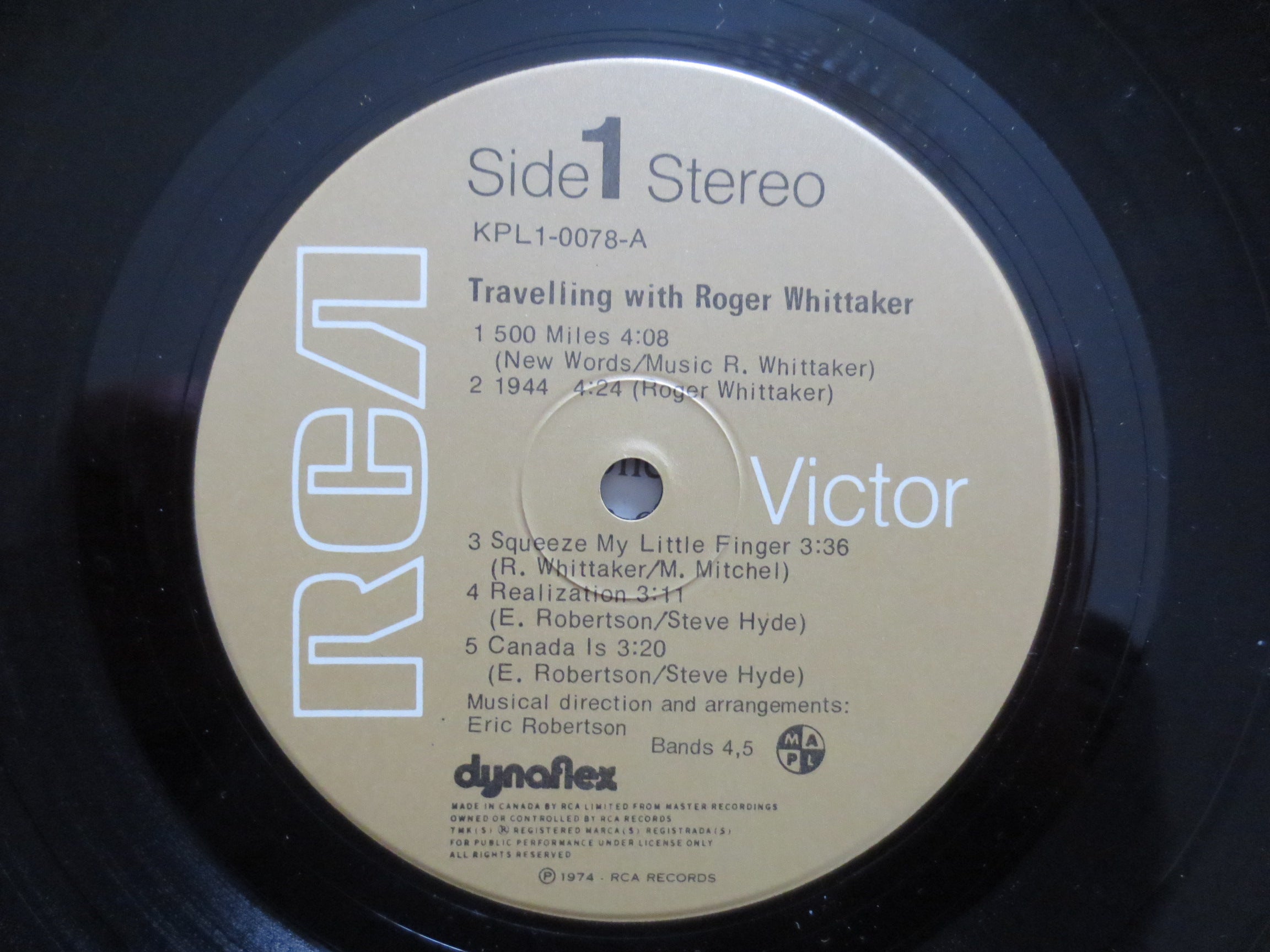 Roger Whittaker – Travelling (1974) Vinyl LP