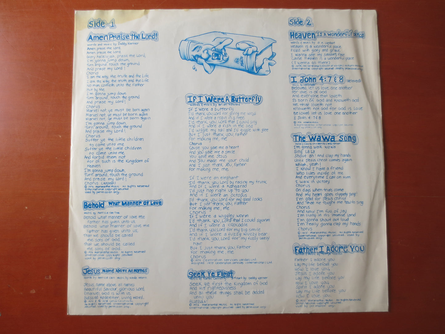 KIDS PRAISE Album, KIDS Records, Childrens Album, Kids Album, Childrens Lp, Kids Lp, Vinyl Records, Vinyl Lps, 1980 Records