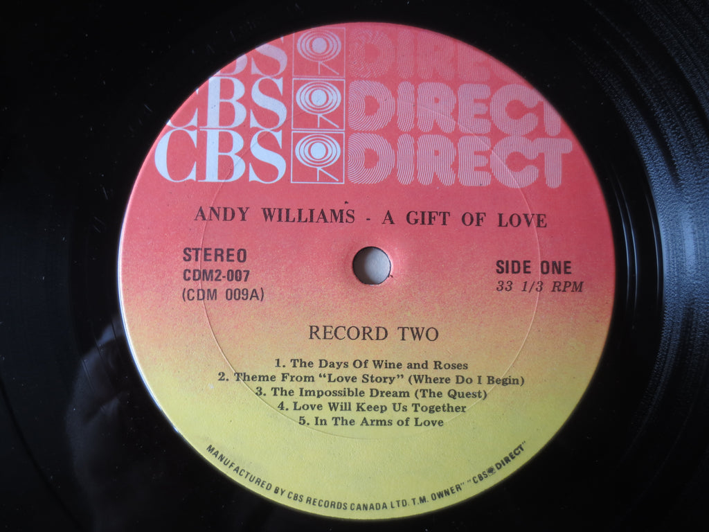 Andy Williams – A Gift of Love (1979) Double Vinyl LP