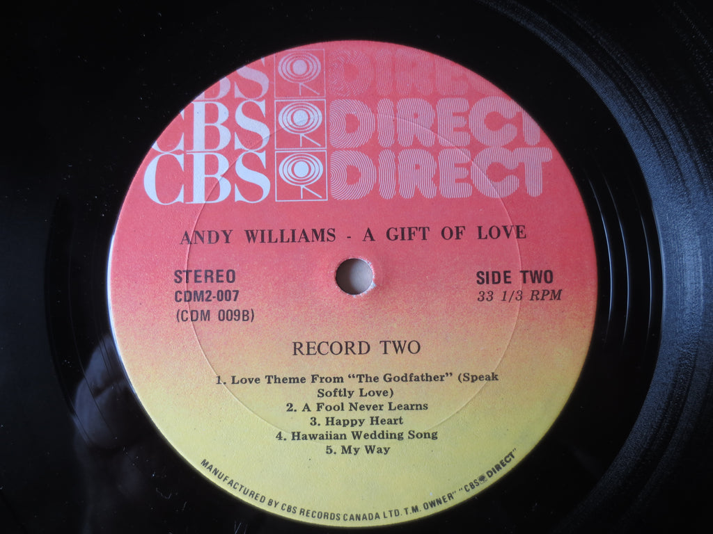 Andy Williams – A Gift of Love (1979) Double Vinyl LP