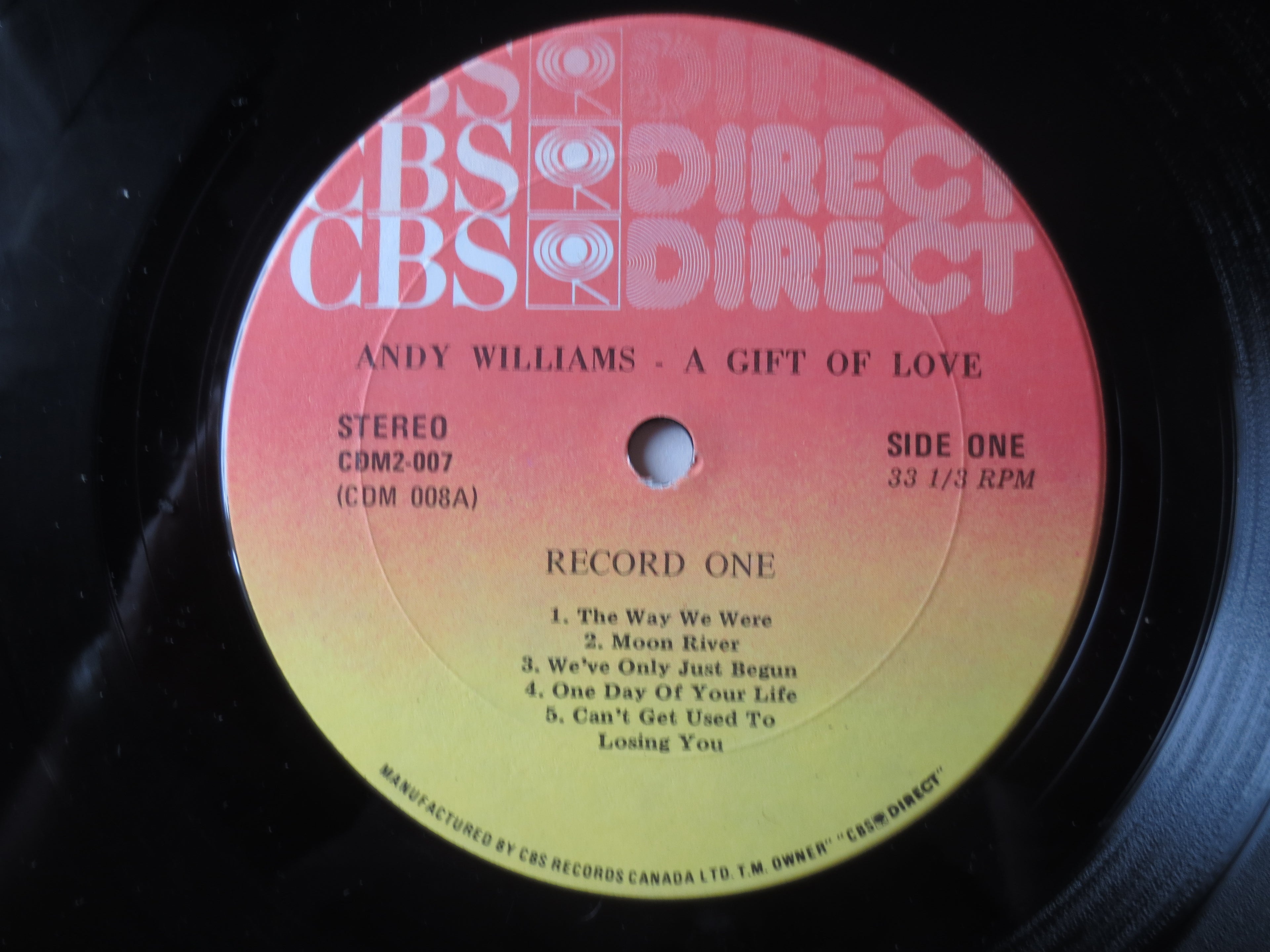 Andy Williams – A Gift of Love (1979) Double Vinyl LP