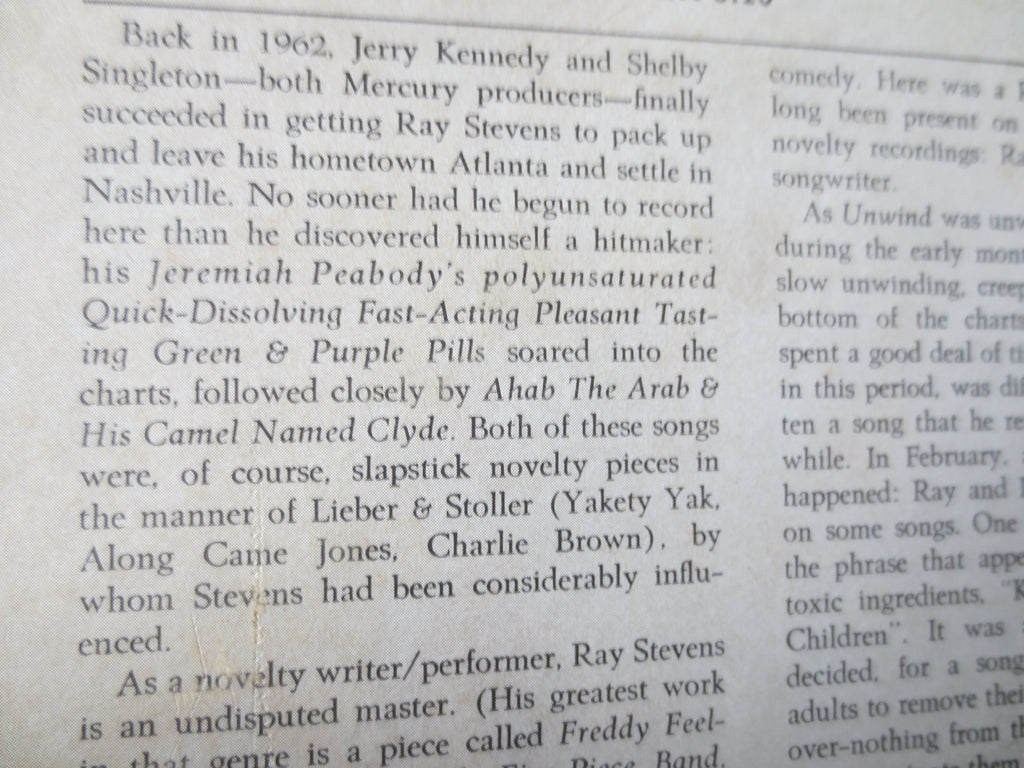 Ray Stevens – Even Stevens (1968) Vinyl LP