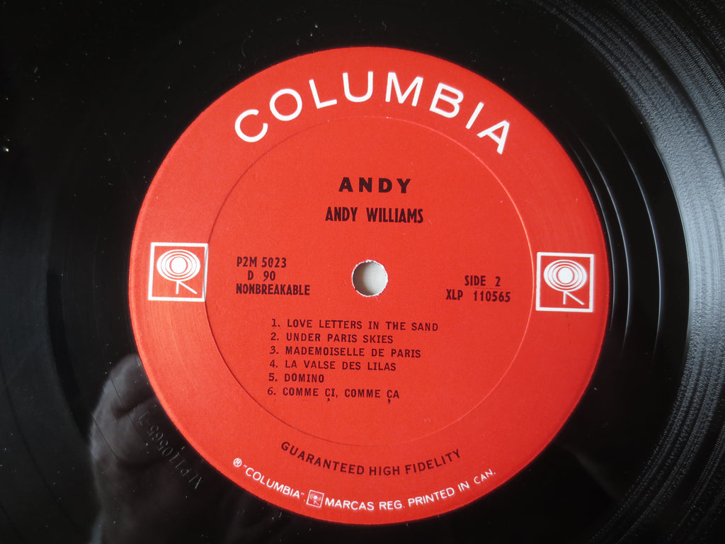 Andy Williams – Andy Williams (1966) Vinyl LP