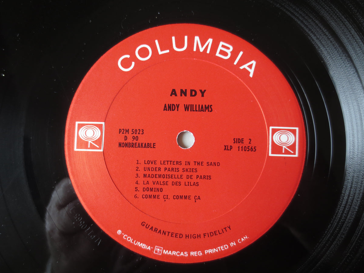 Andy Williams – Andy Williams (1966) Vinyl LP