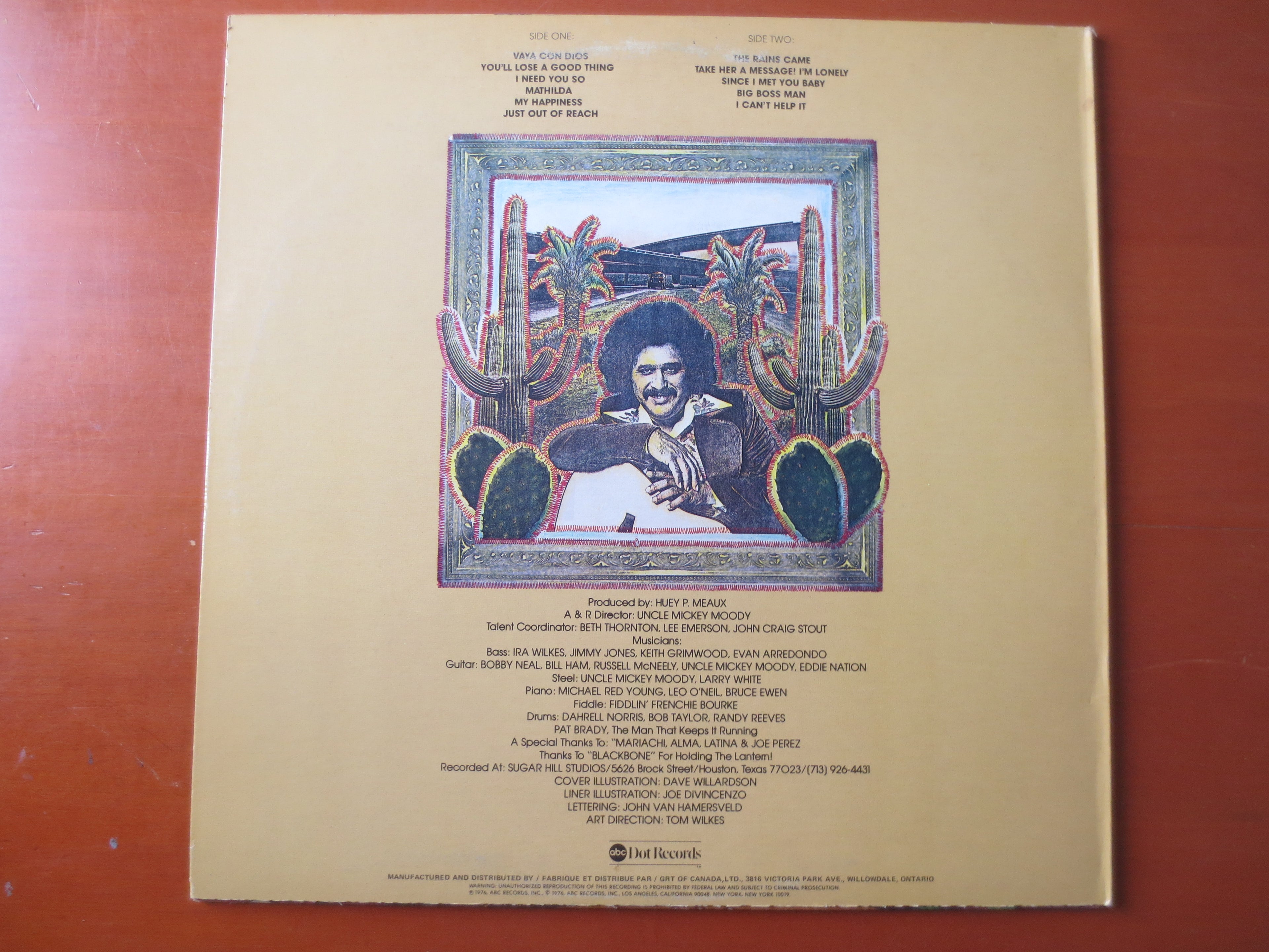 Freddy Fender – Rock 'N Country (1976) Vinyl LP