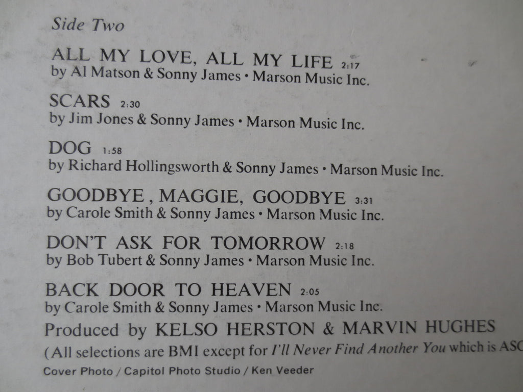 Sonny James – I'll Never Find Another You (1967) Vinyl LP