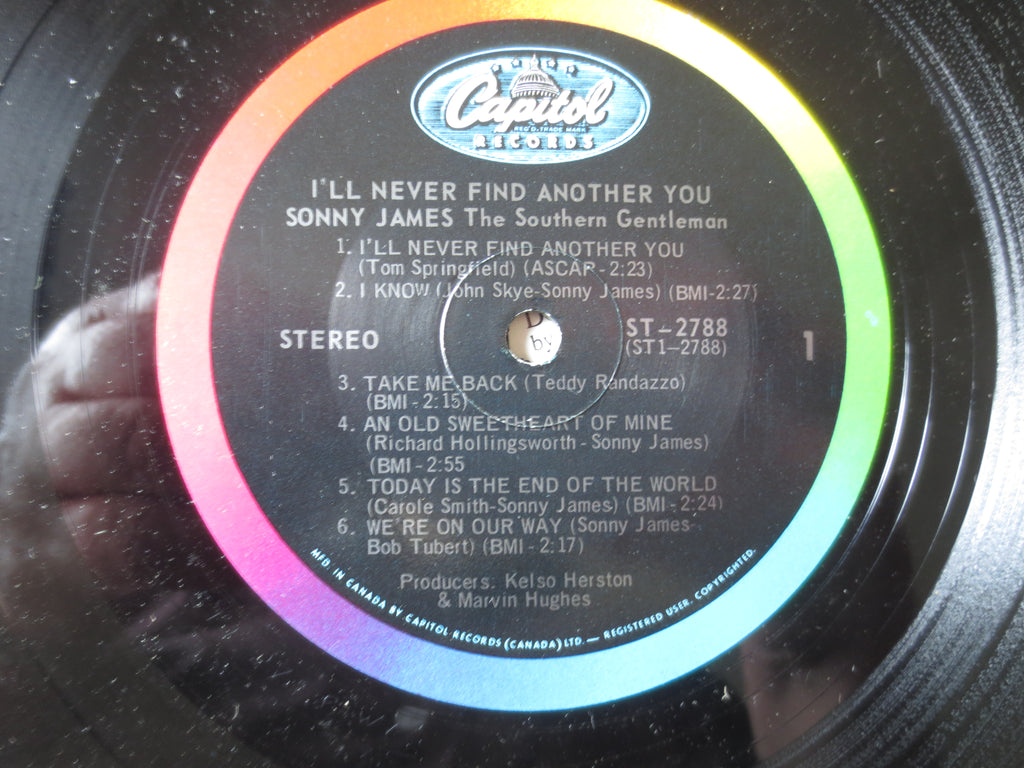 Sonny James – I'll Never Find Another You (1967) Vinyl LP