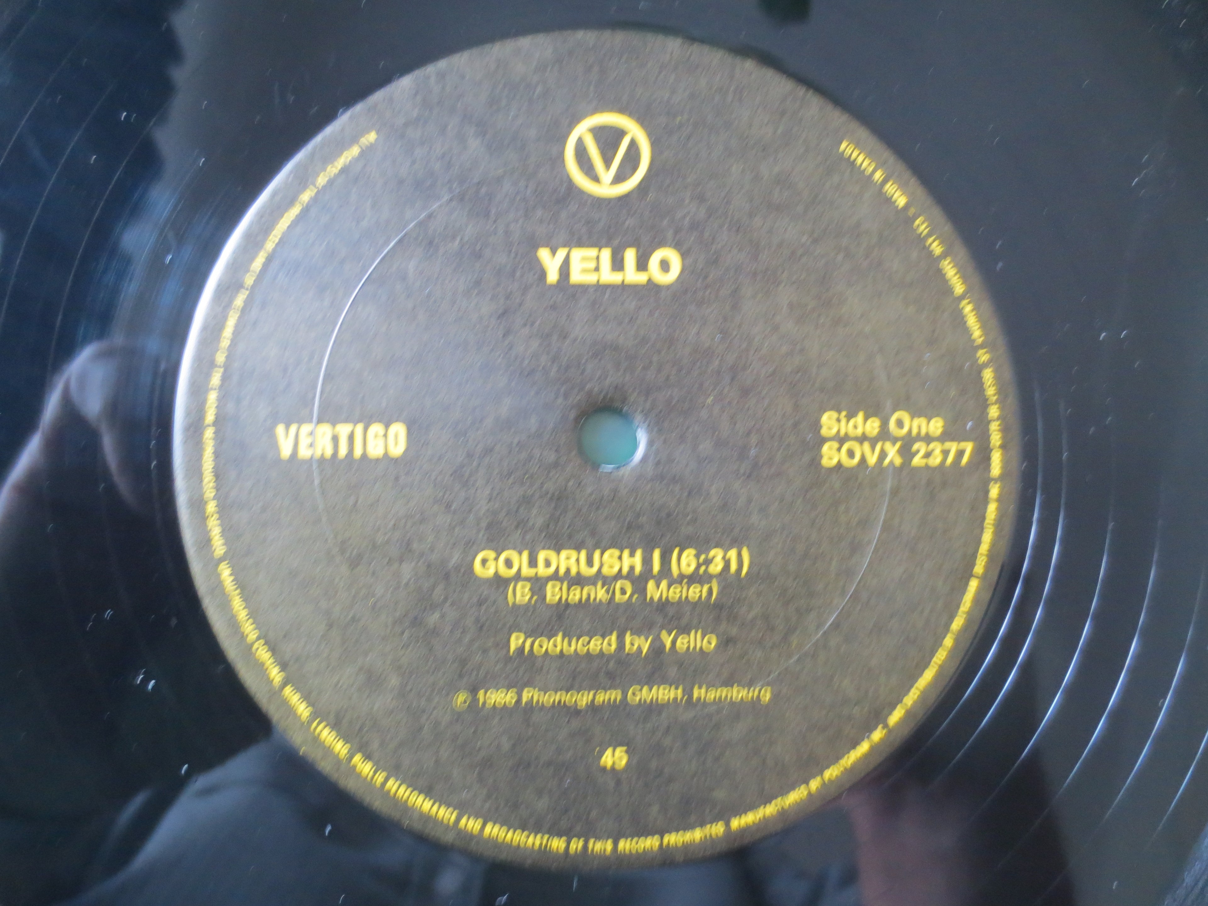 Yello – Goldrush / Oh Yeah (1986) Vinyl EP