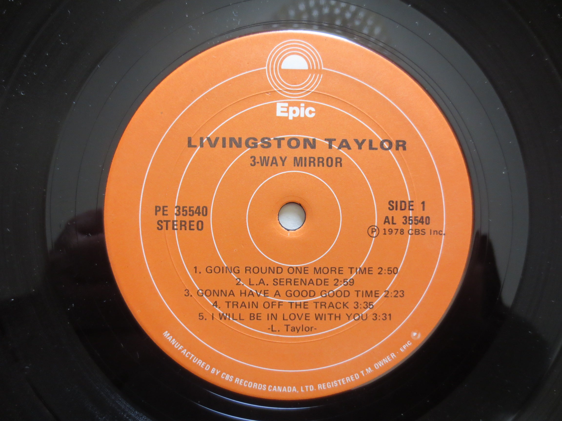 Livingston Taylor – 3-Way Mirror (1978) Vinyl LP