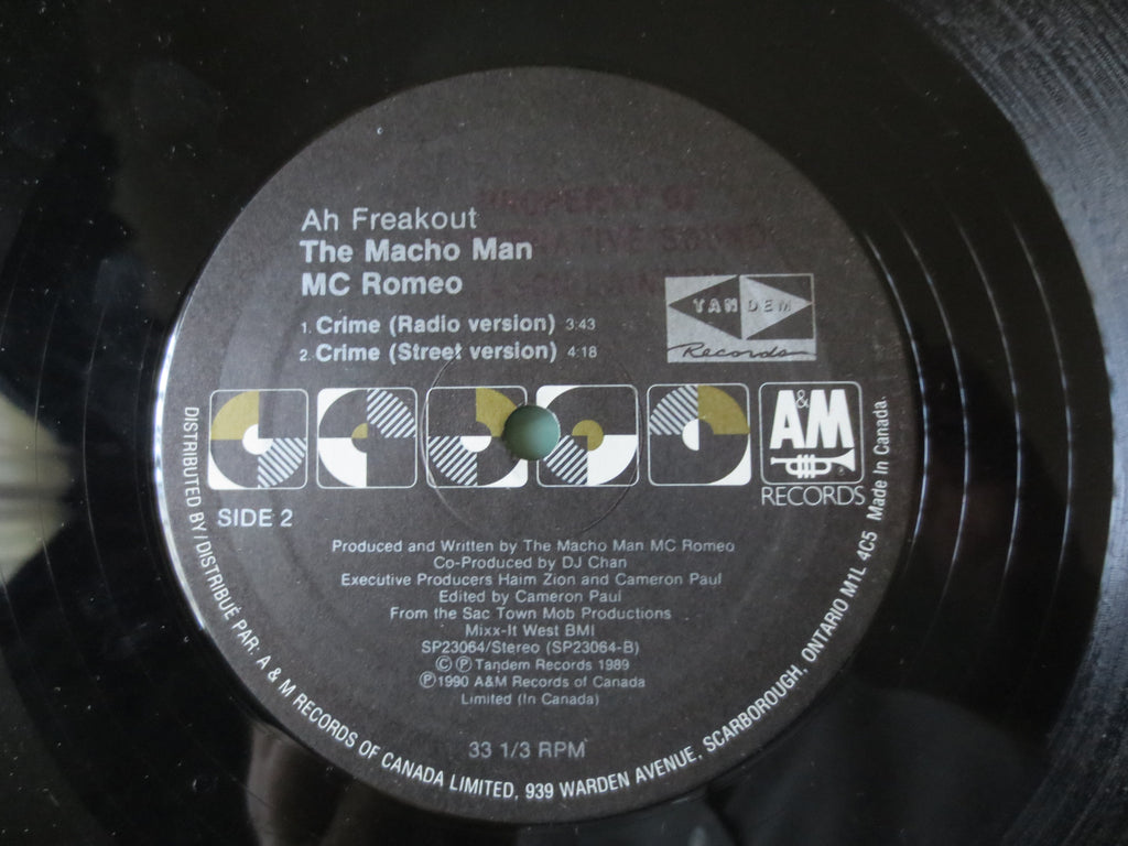 M.C. Romeo – Ah Freakout (1990) Vinyl EP
